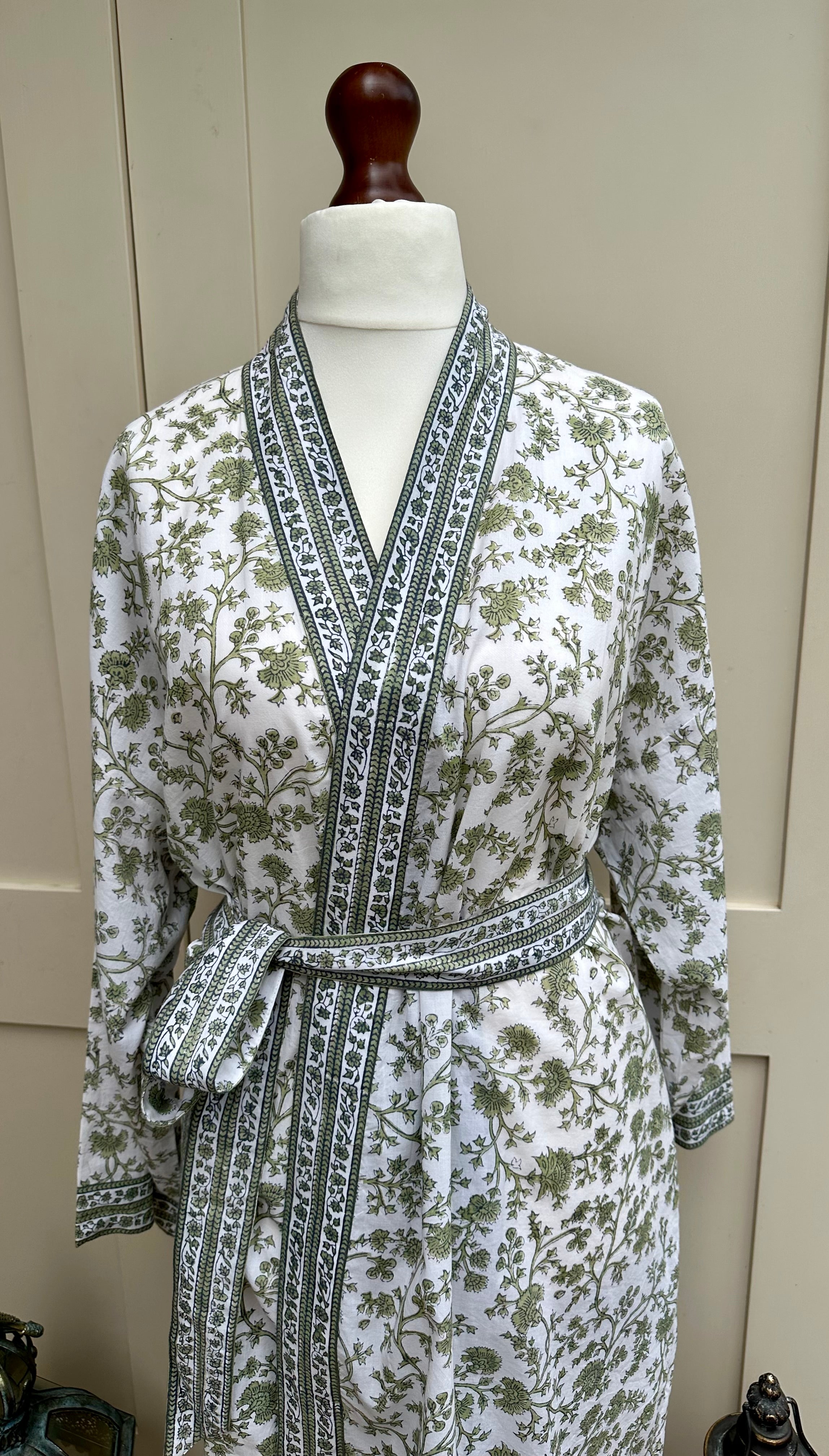 Anokhi Antonia Midi Dressing Gown