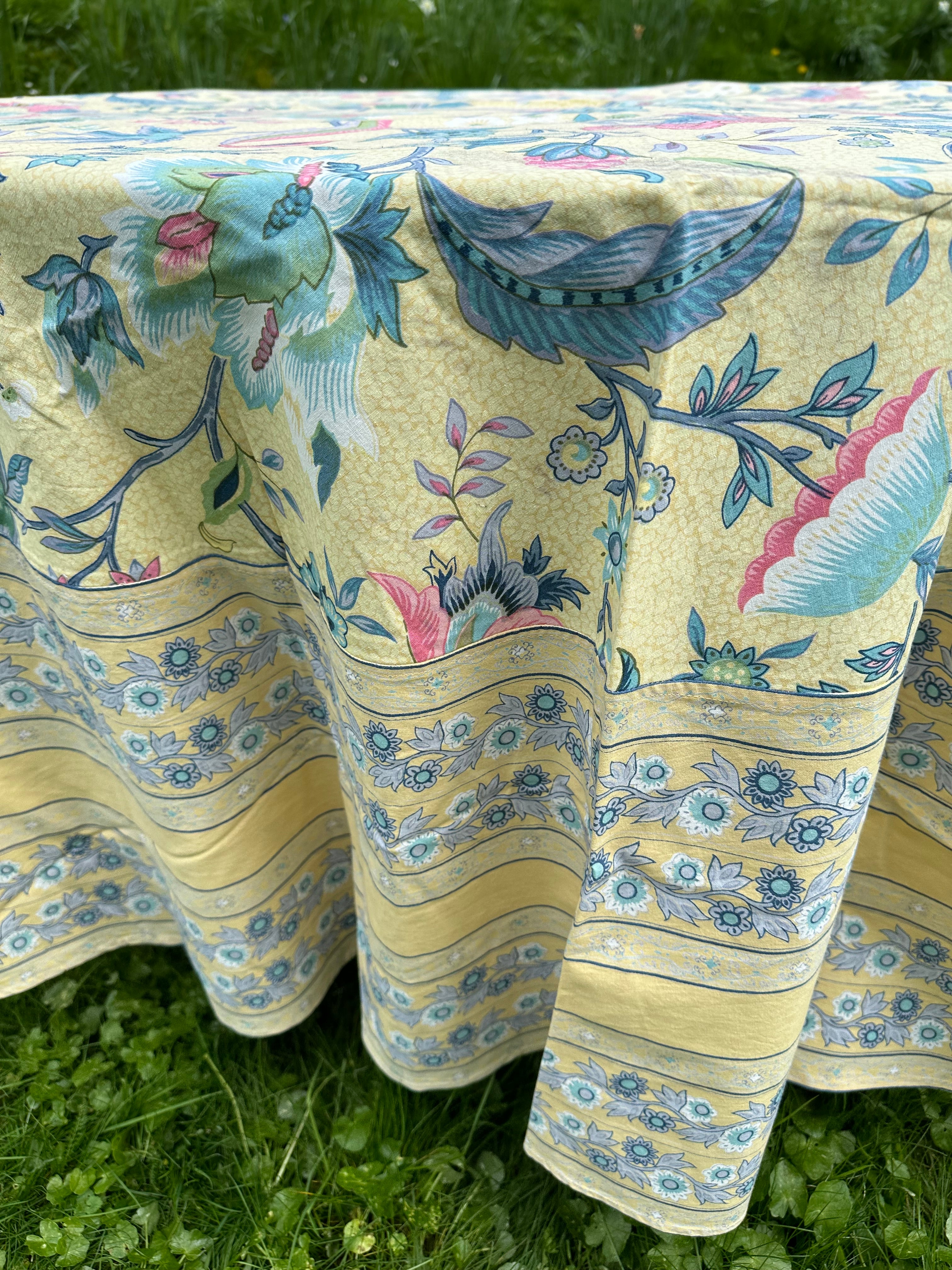 Butter Round Tablecloth