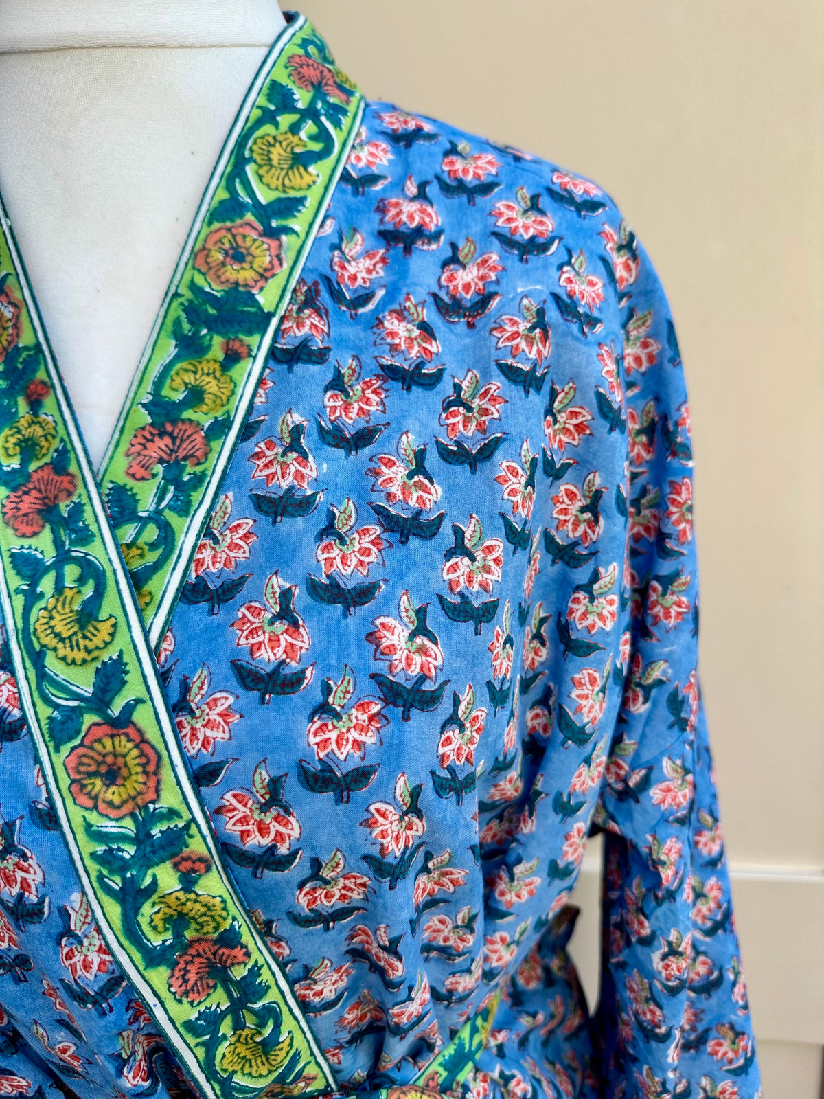 Anokhi Aegean Midi Dressing Gown