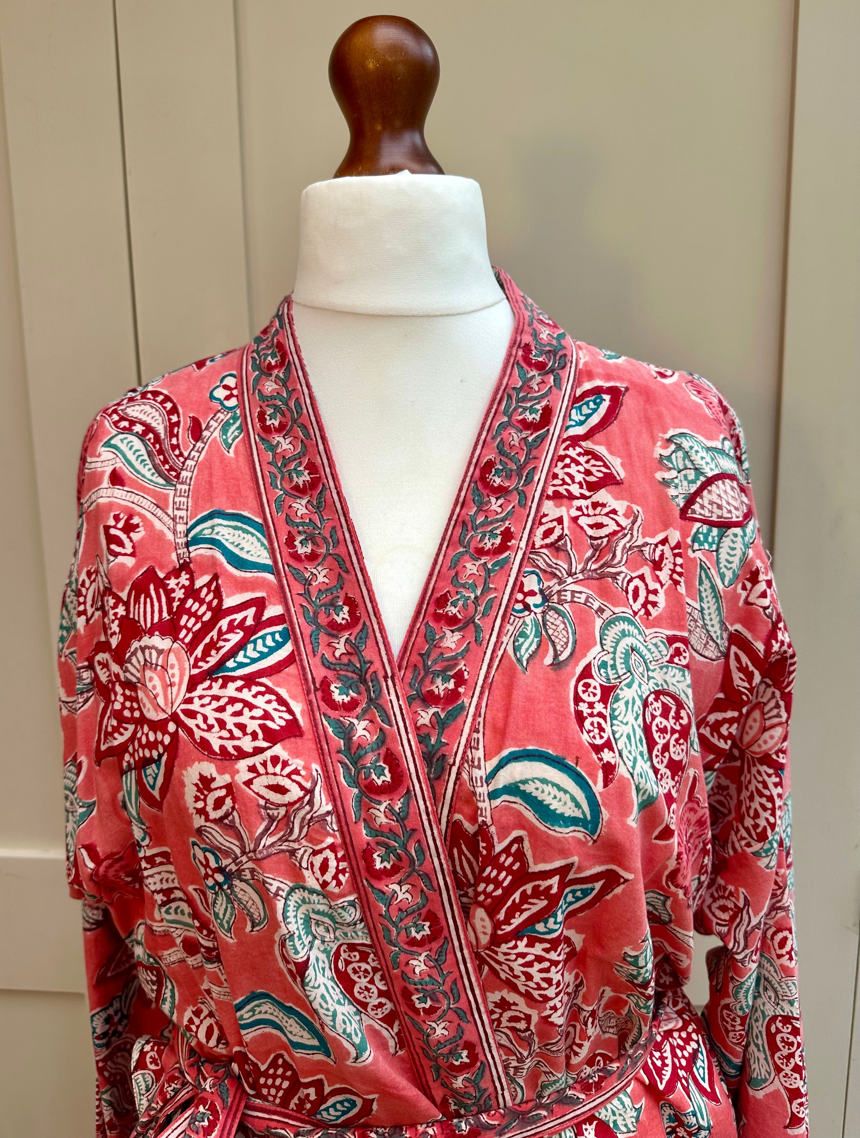 Anokhi Antonia Midi Dressing Gown