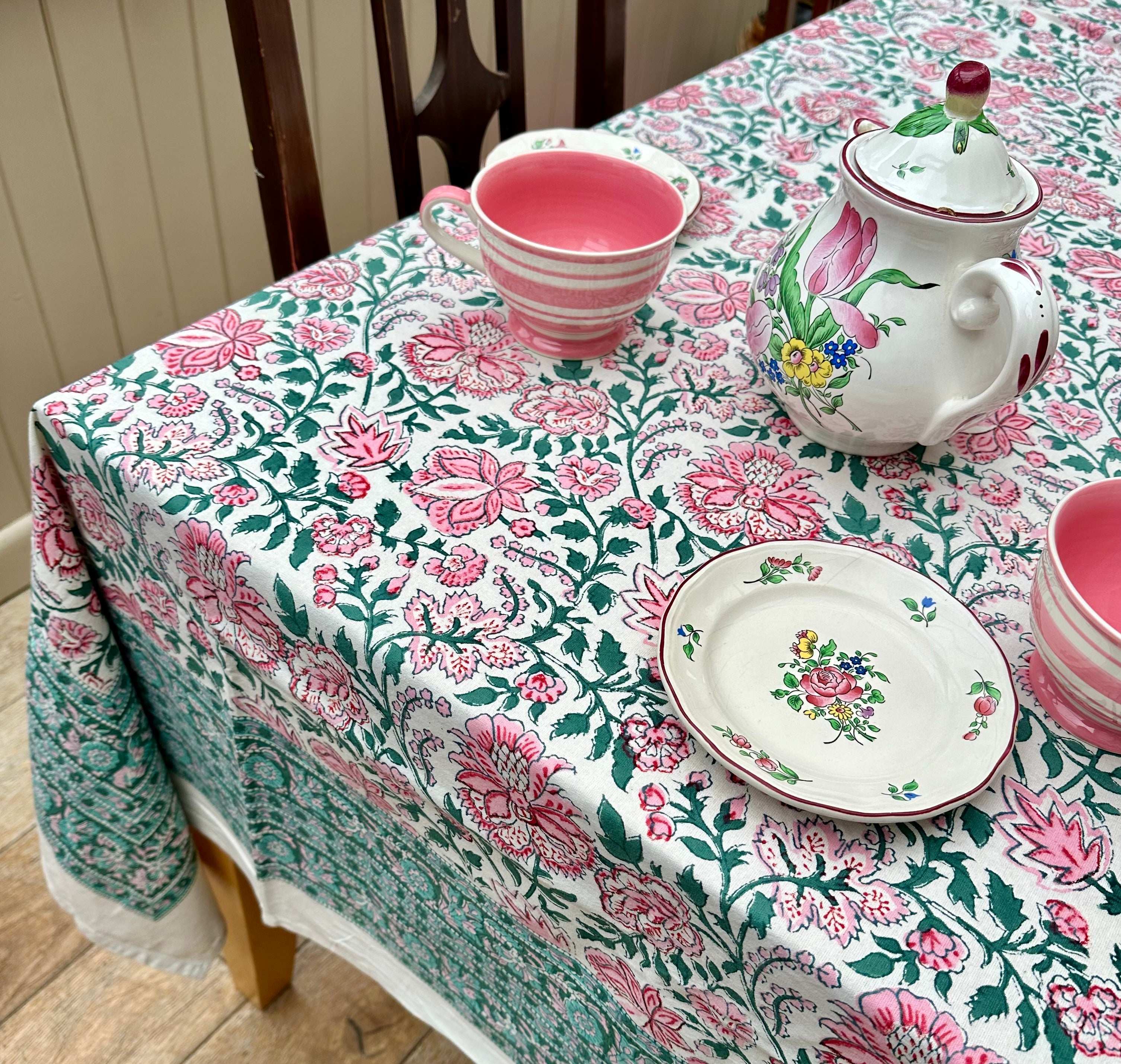 Pink Positano Tablecloth