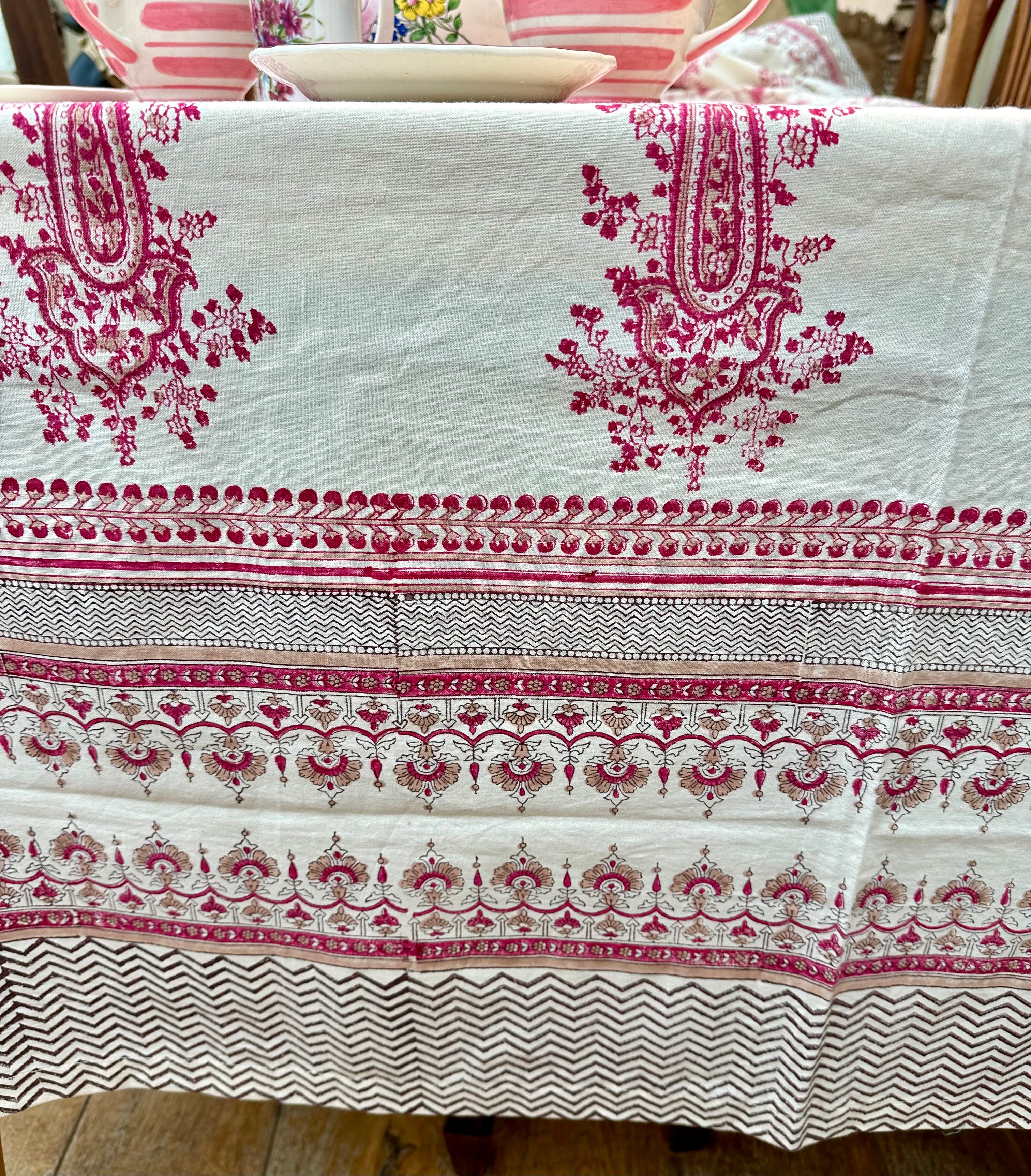 Pink Polly Tablecloth
