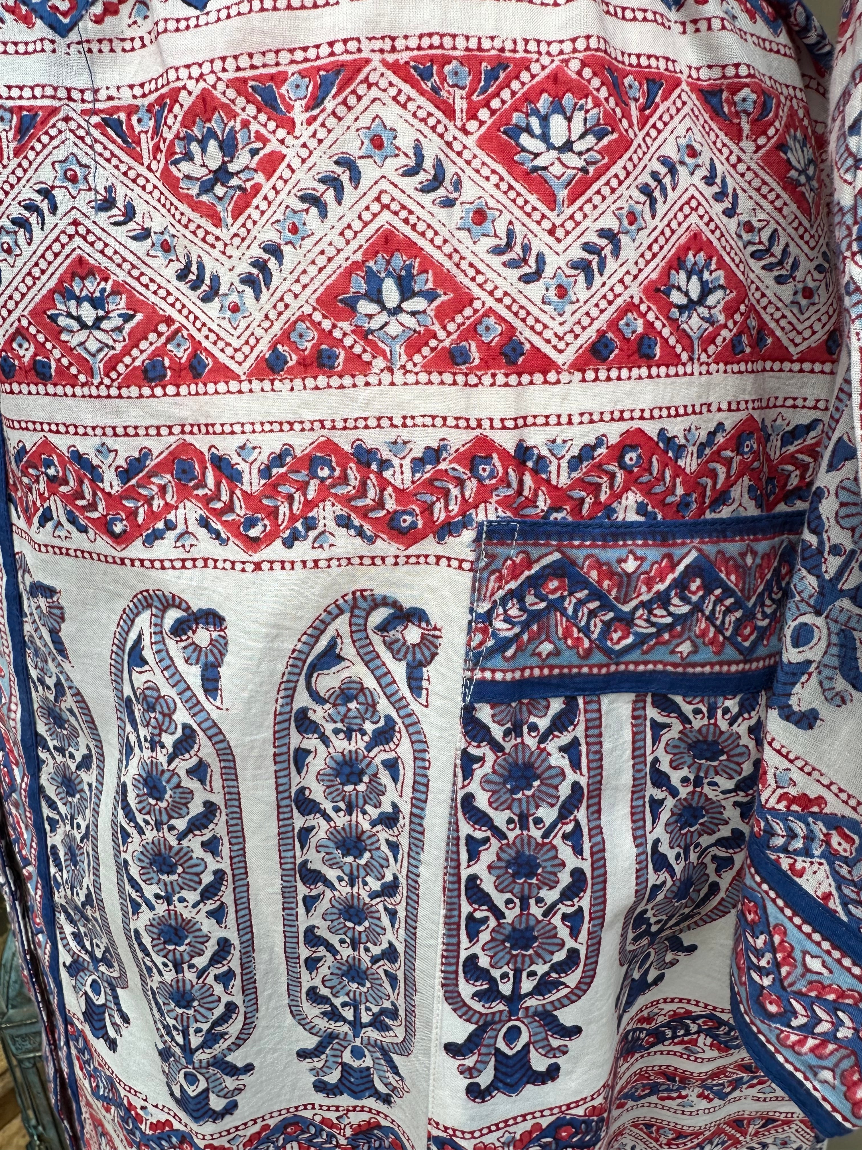 Anokhi Celestina Long Dressing Gown
