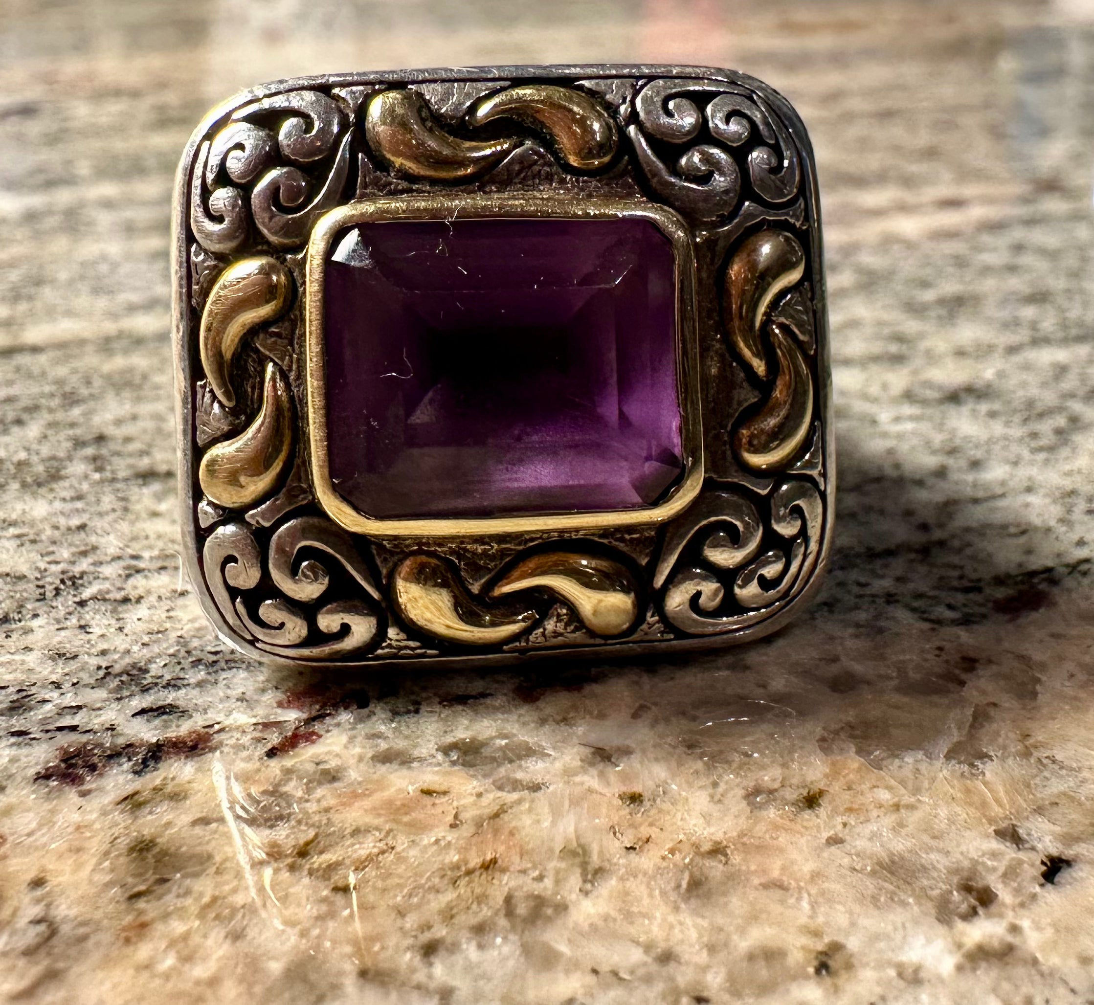 Amethyst Carnival Ring