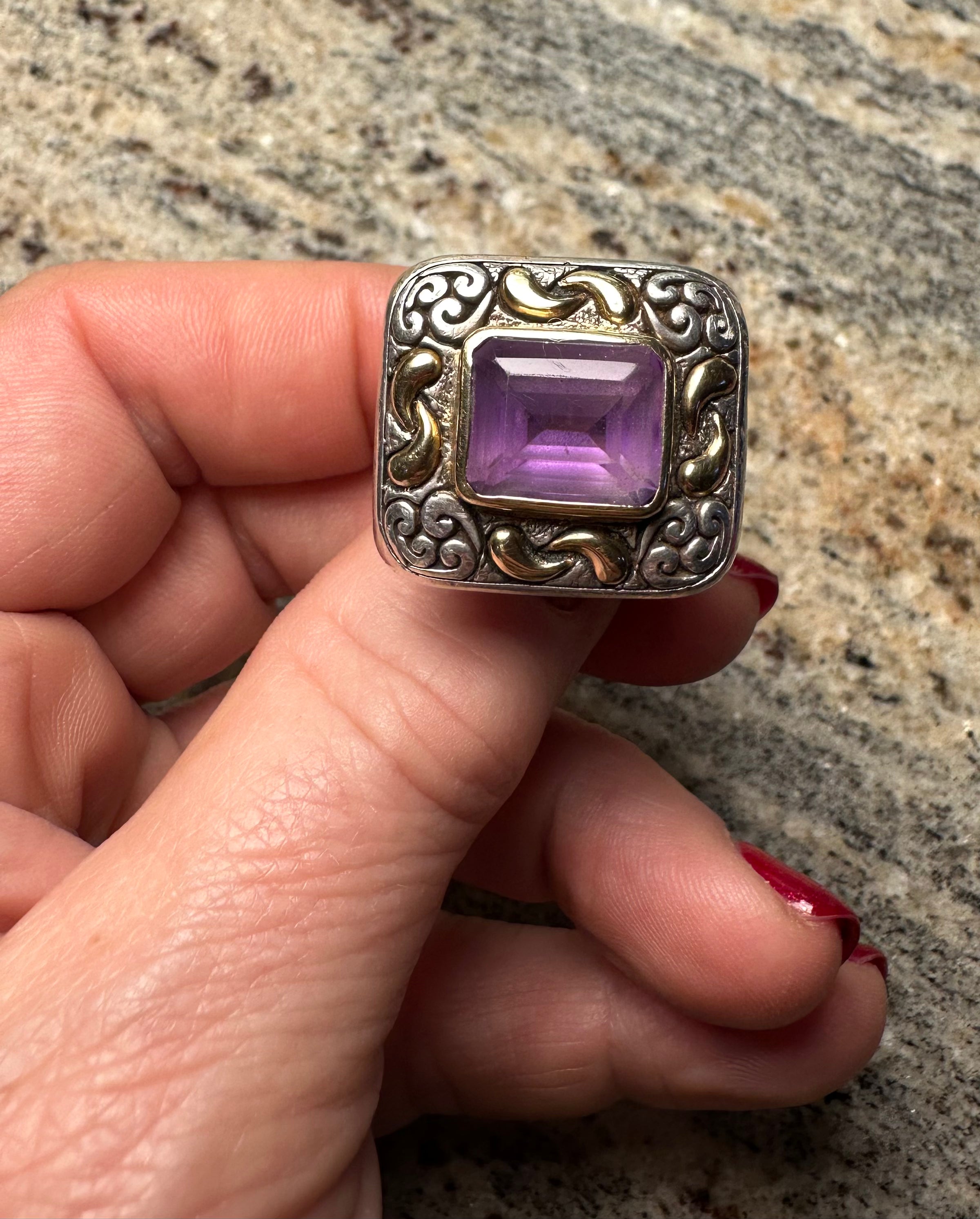 Amethyst Carnival Ring