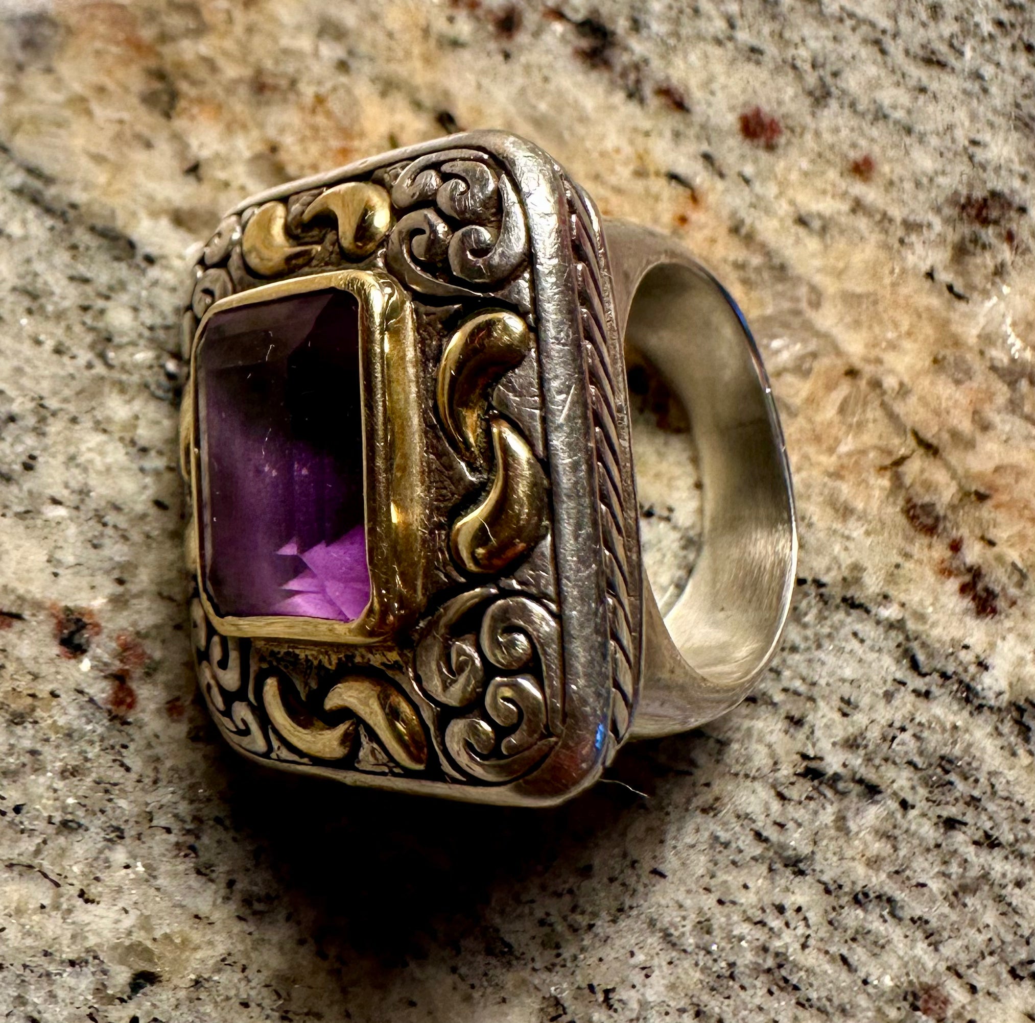 Amethyst Carnival Ring
