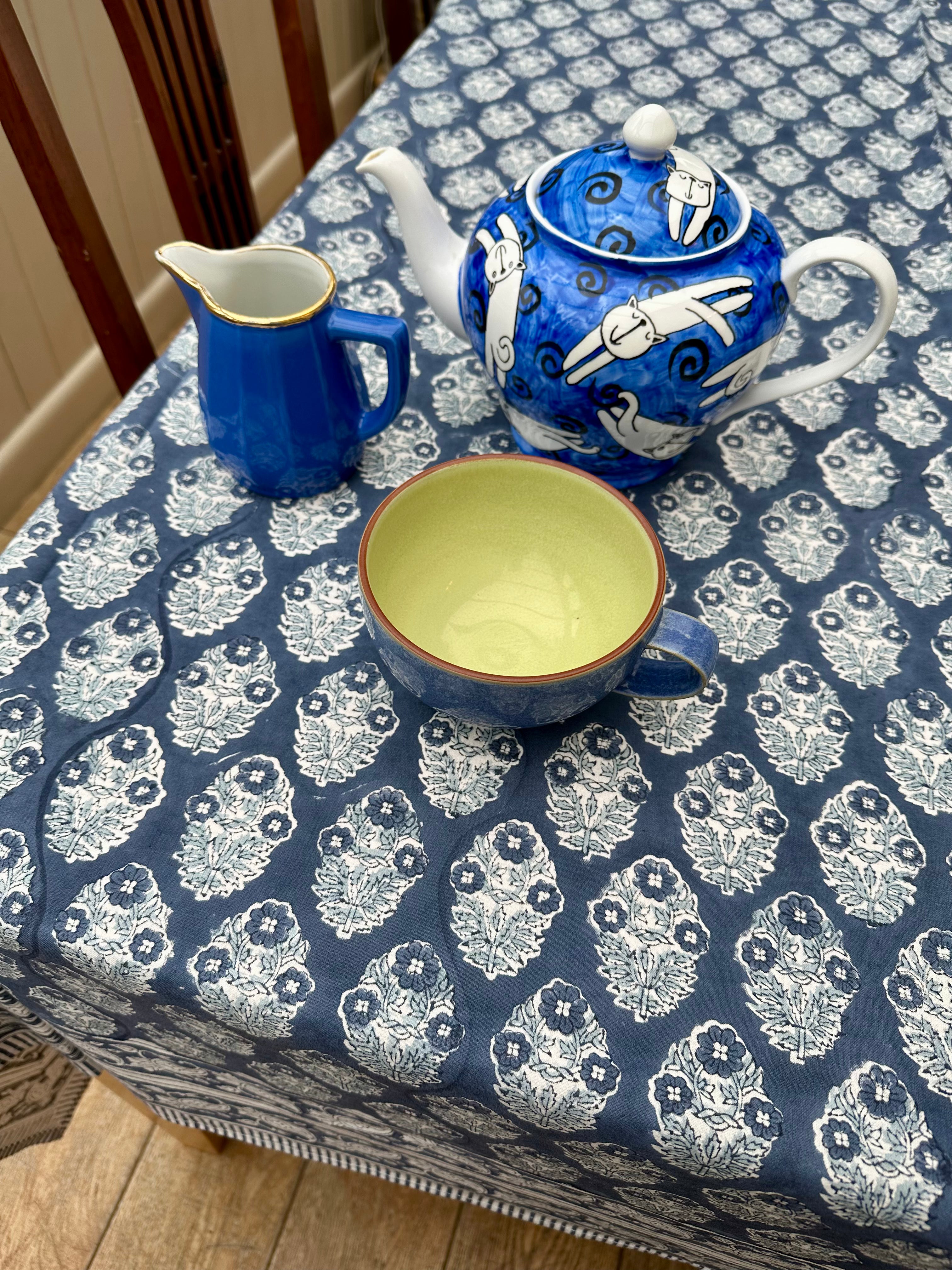 Petrel Blue Brindisi Tablecloth