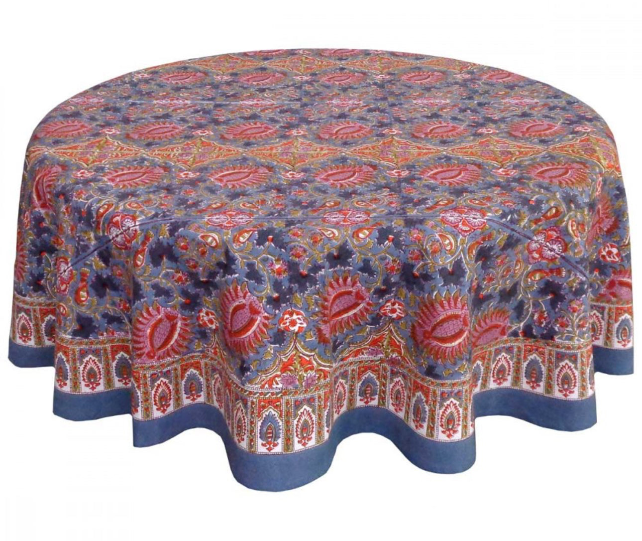 Wild Bazaar Roma Grey Tablecloth