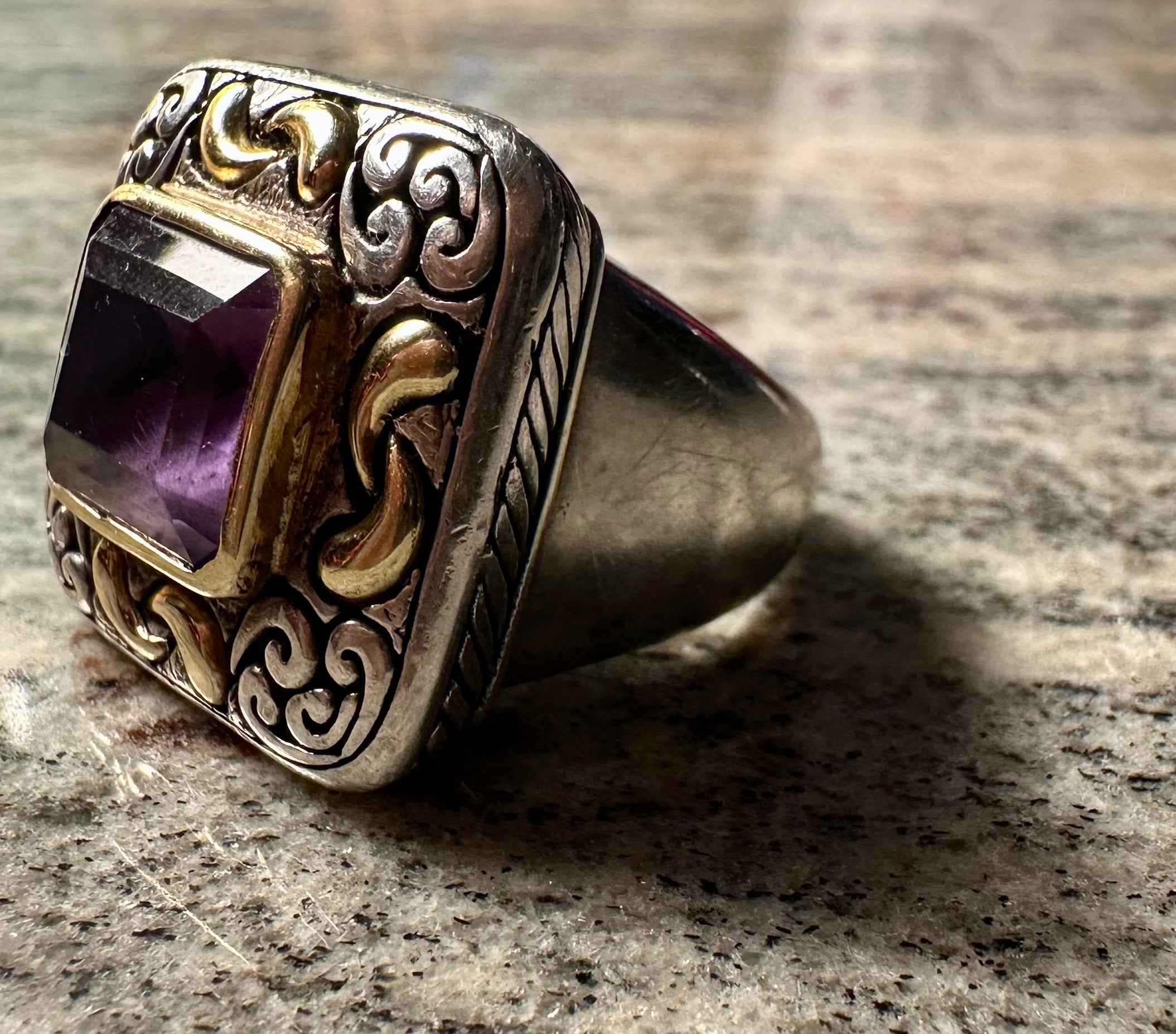 Amethyst Carnival Ring