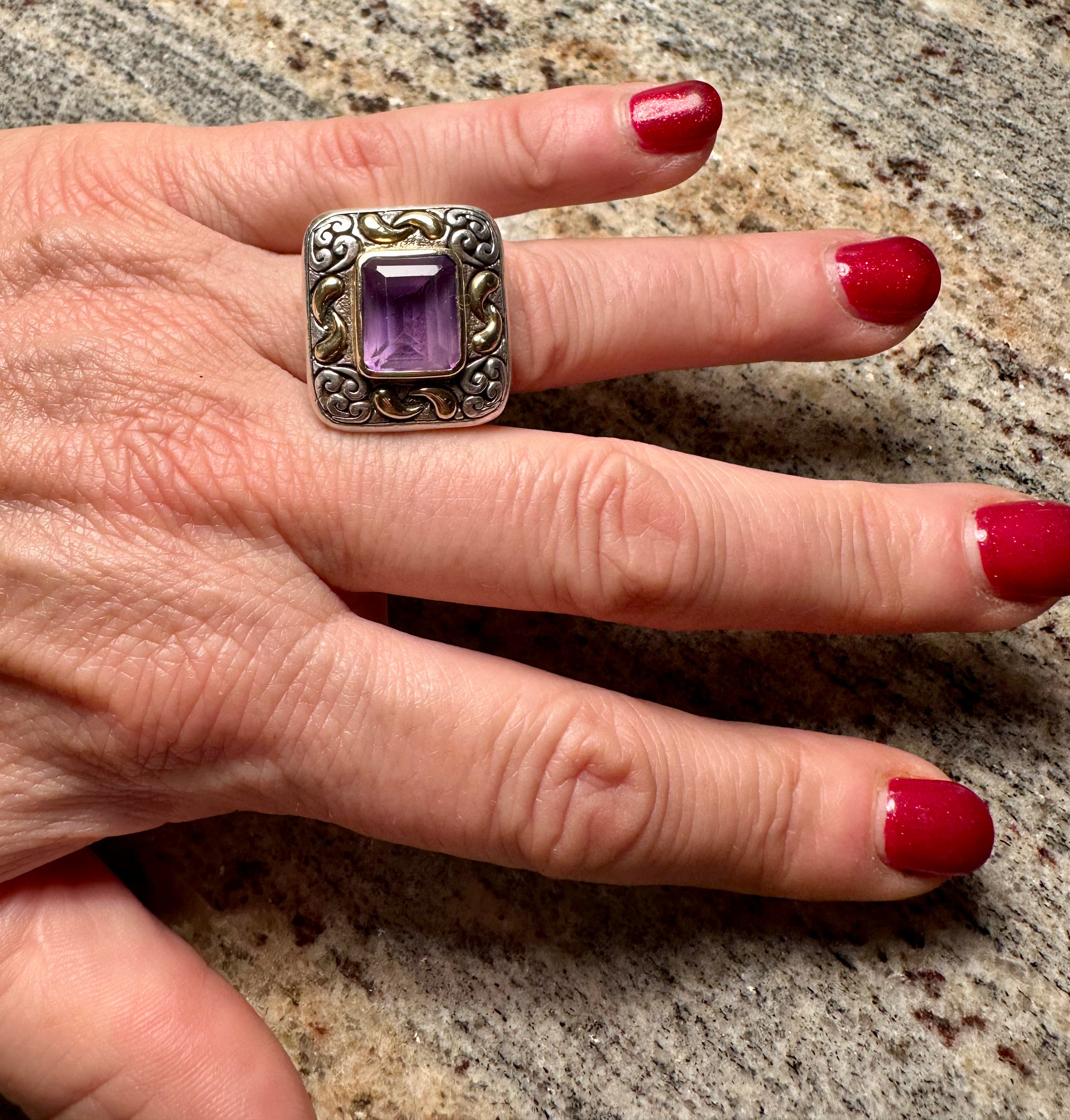 Amethyst Carnival Ring