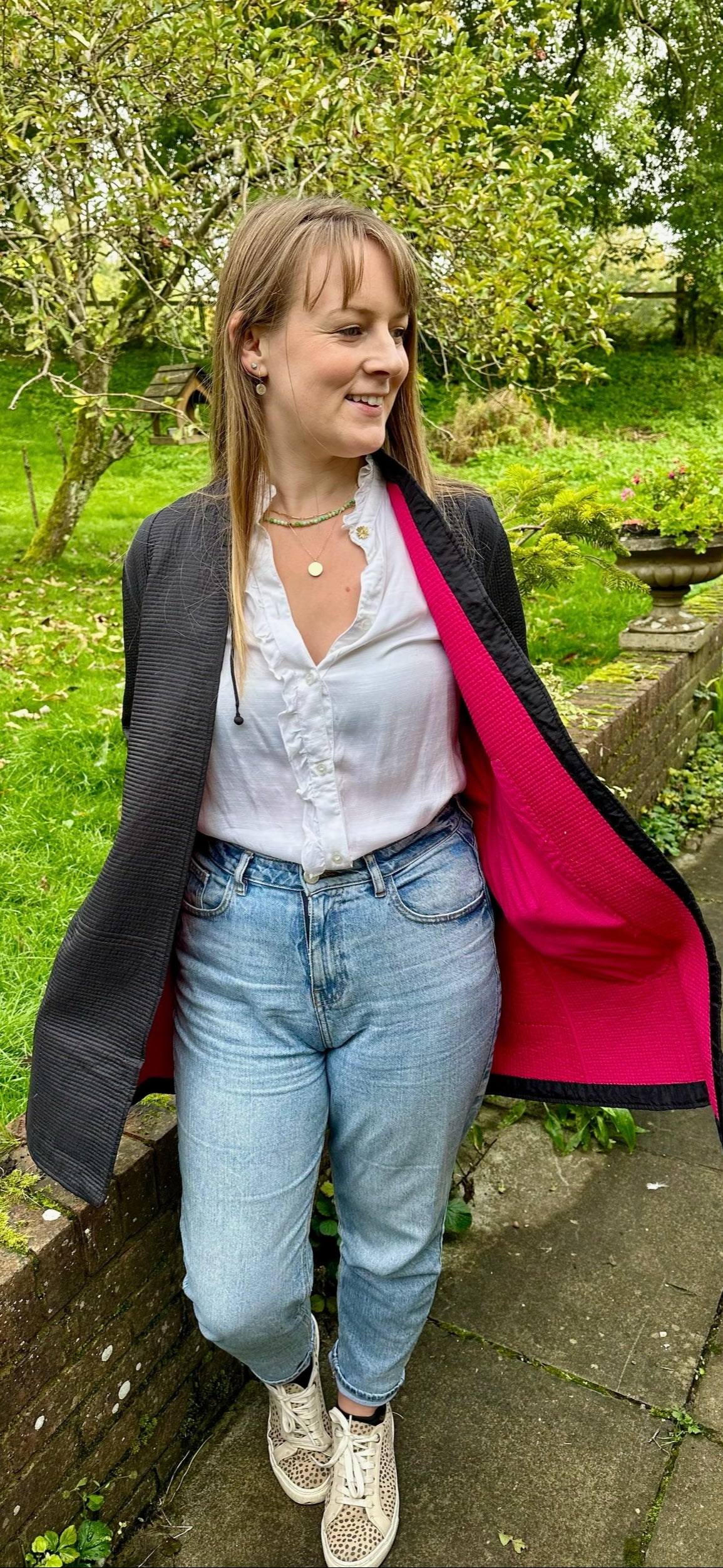 Black and Pink Opera Coat