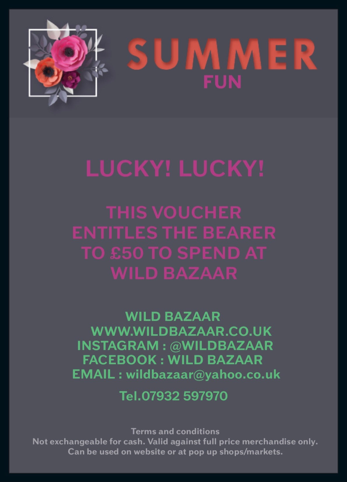 £50 Gift Voucher