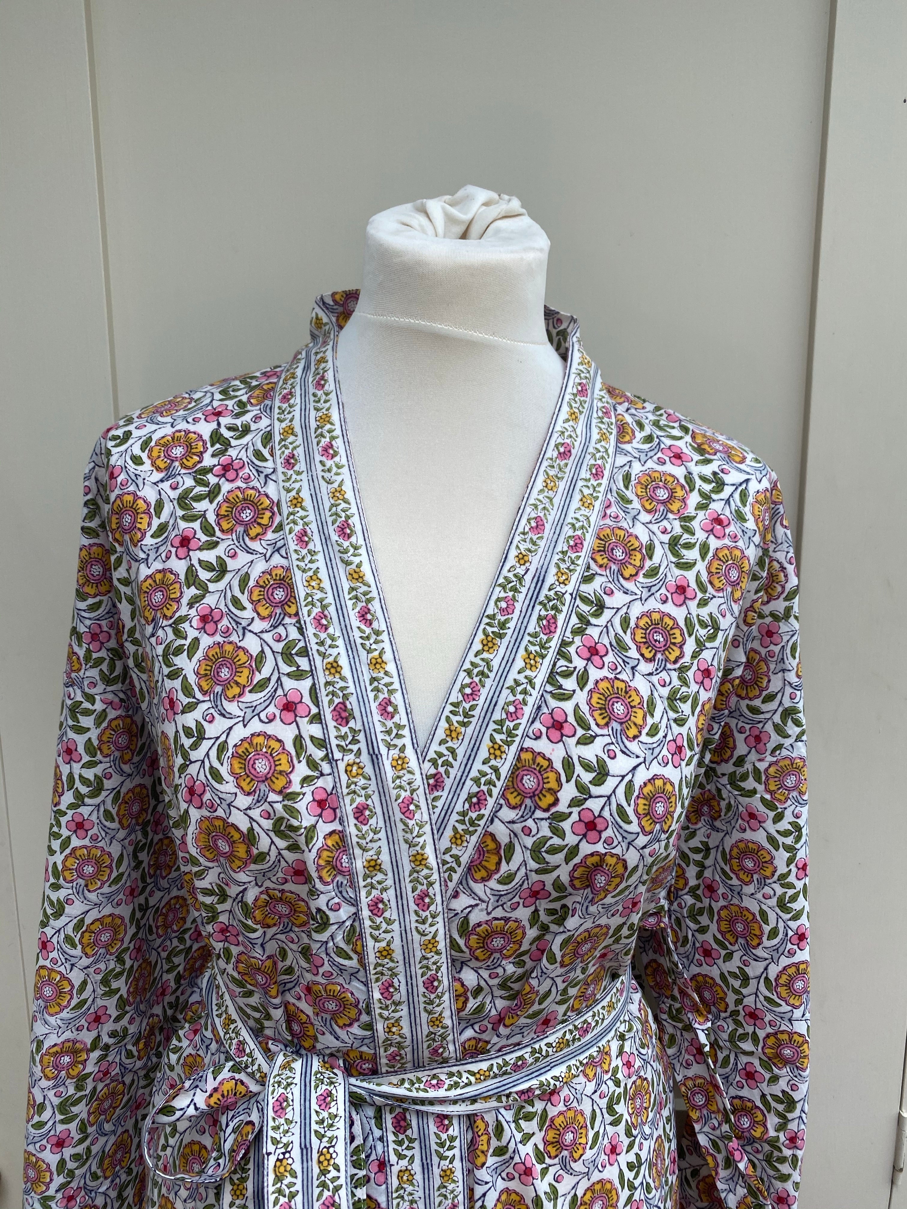 Anokhi Ottoline Midi Dressing Gown
