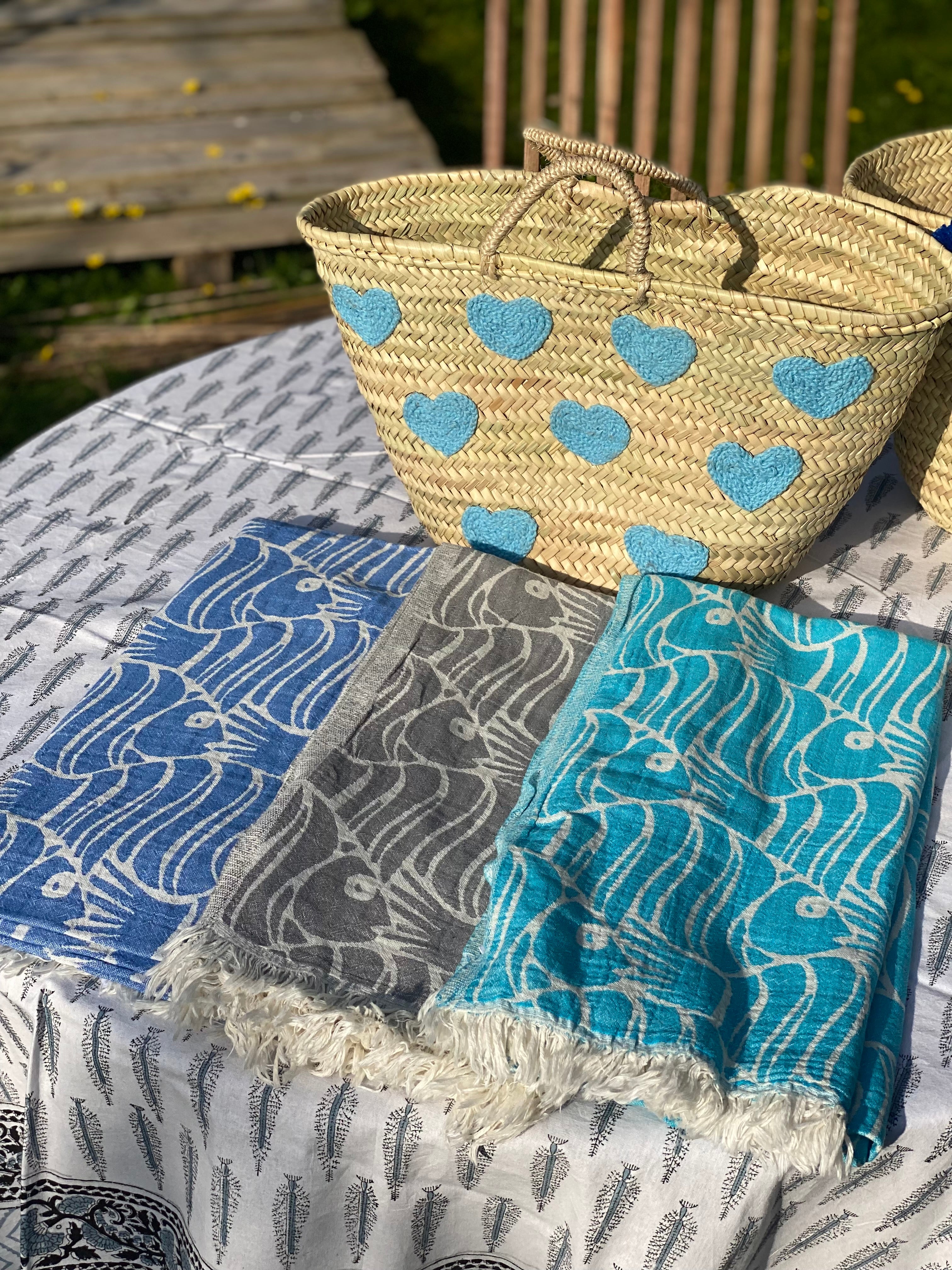 Fish Greek Towels