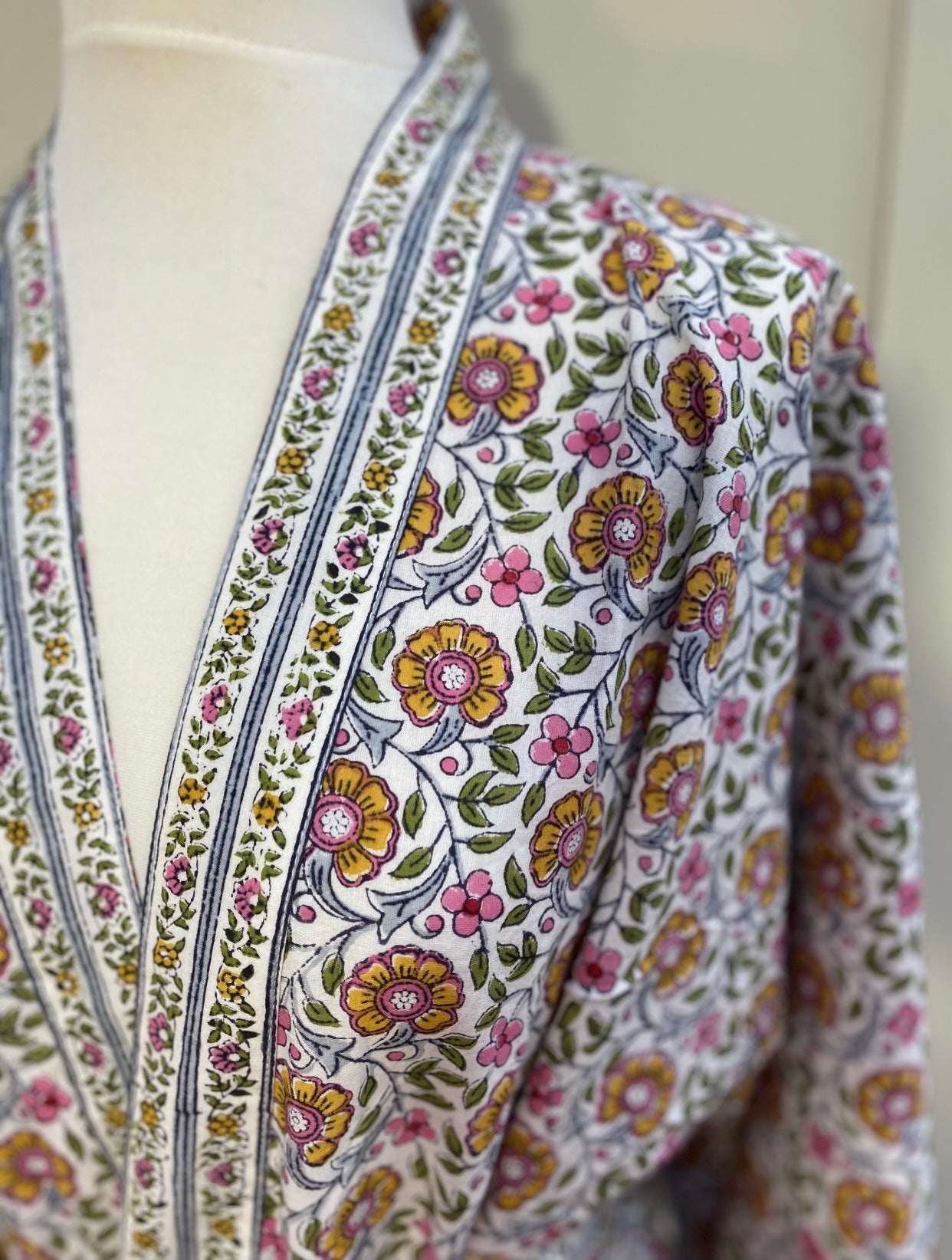 Anokhi Ottoline Midi Dressing Gown