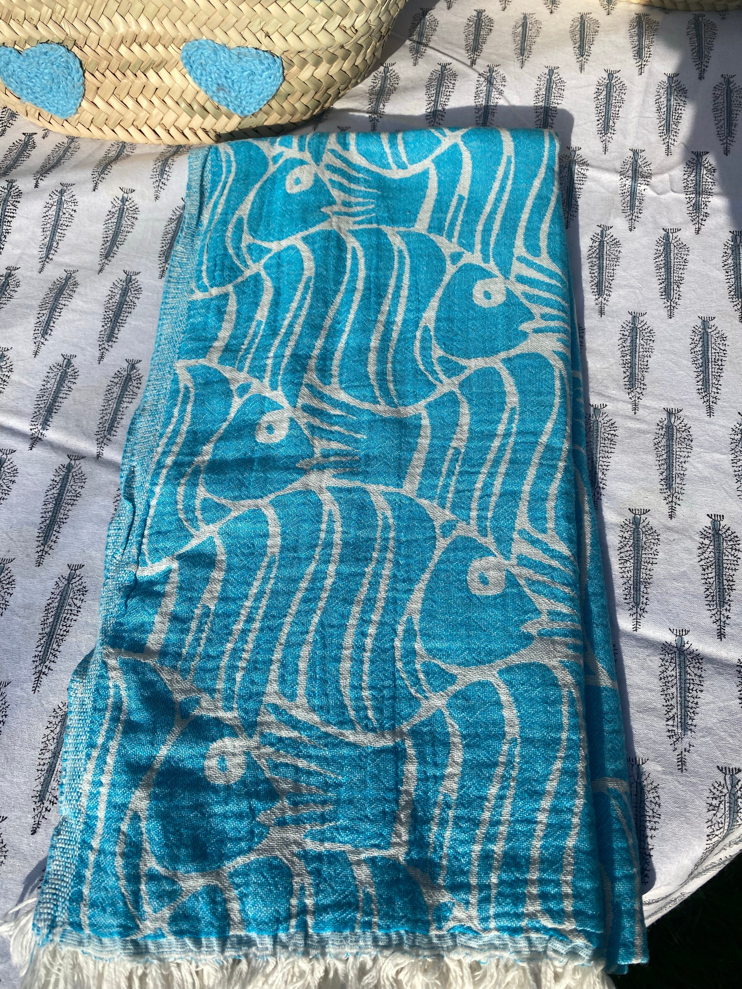 Fish Greek Towels