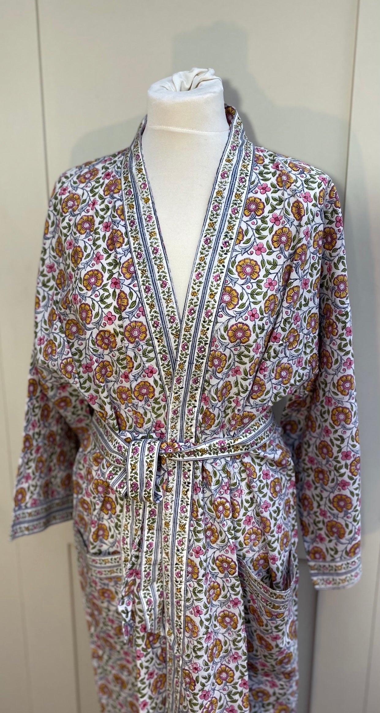 Anokhi Ottoline Midi Dressing Gown