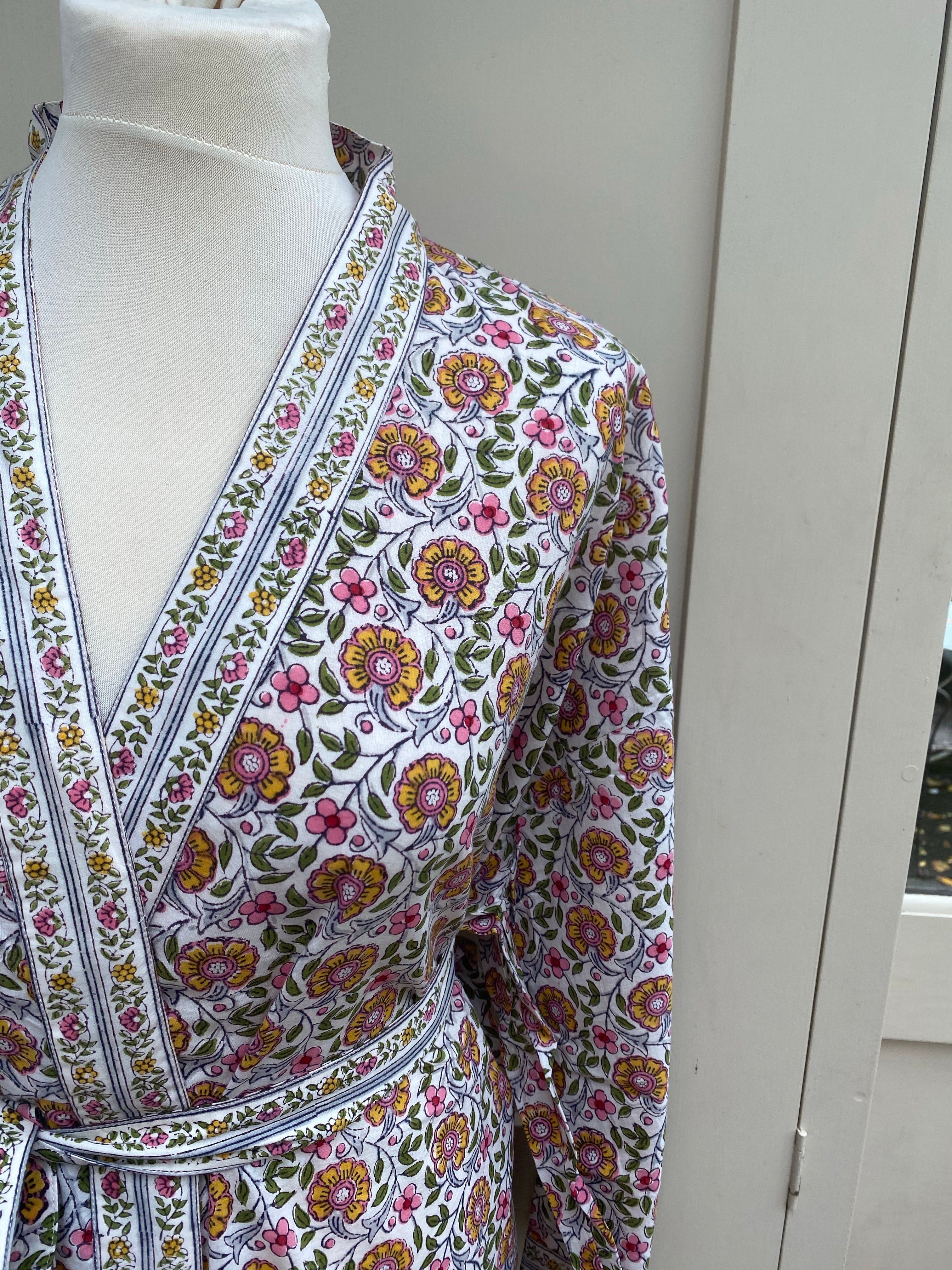Anokhi Ottoline Midi Dressing Gown