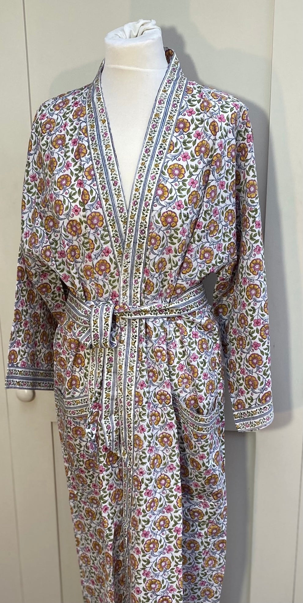 Anokhi Ottoline Midi Dressing Gown