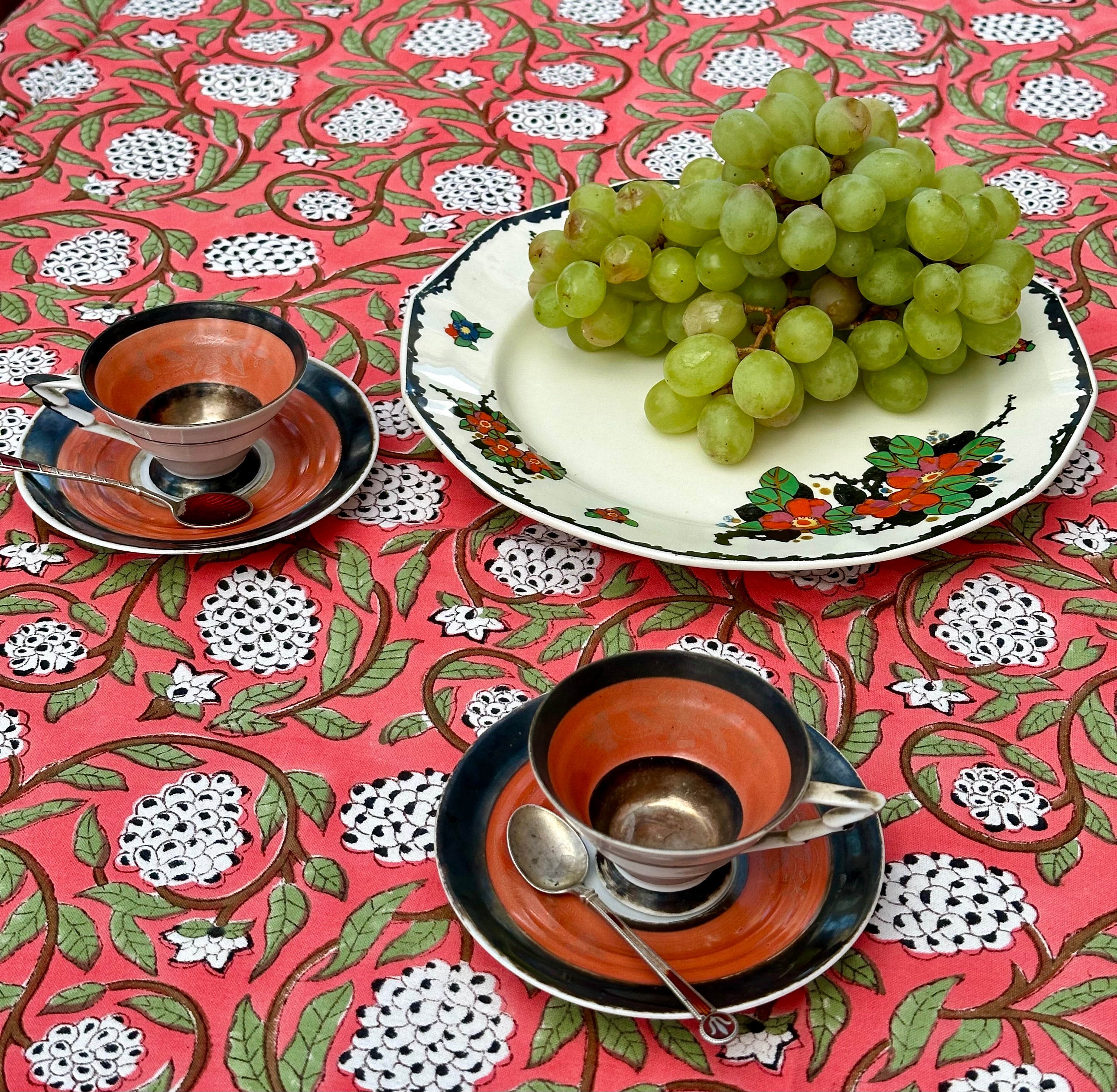 Wild Bazaar Mulberry Tablecloth