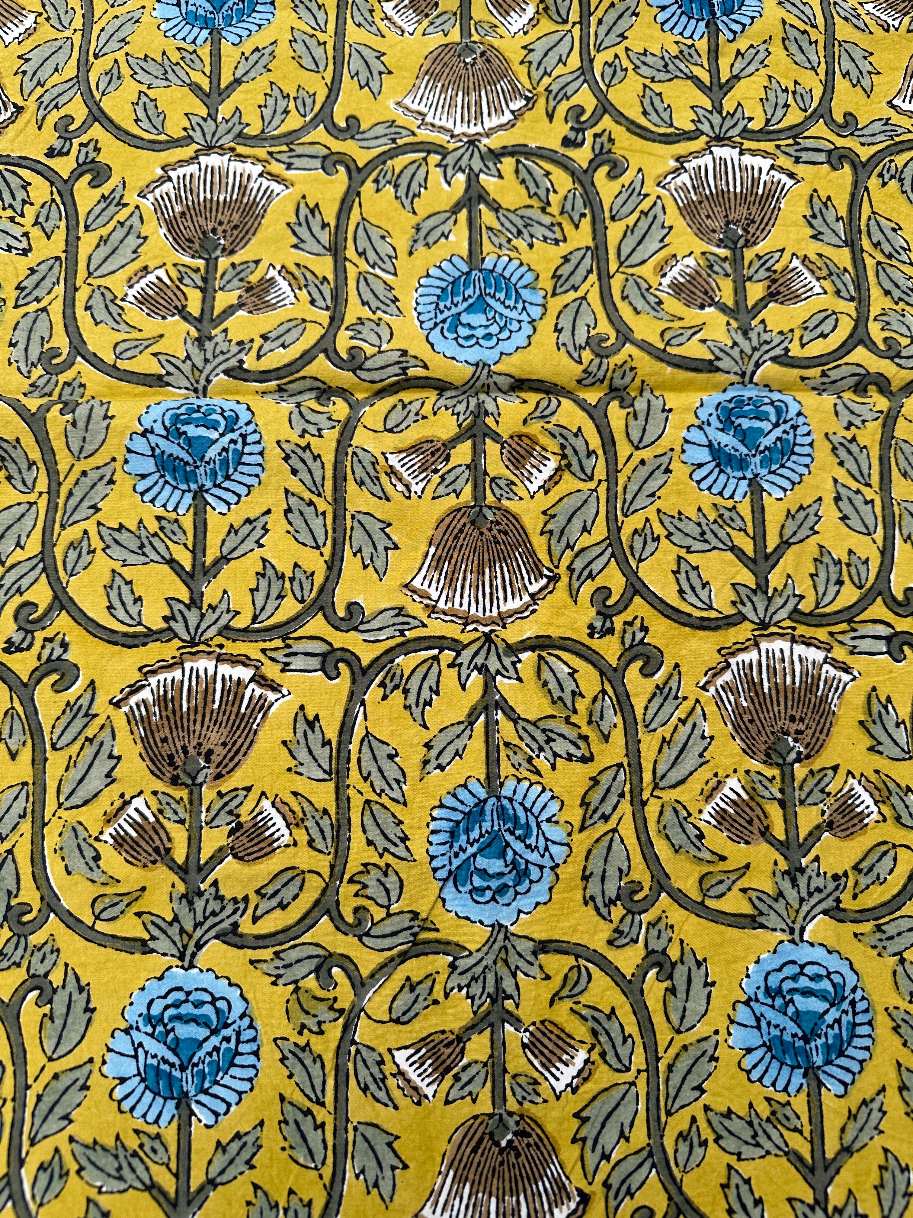 Anokhi Yellow Mysore Tablecloth