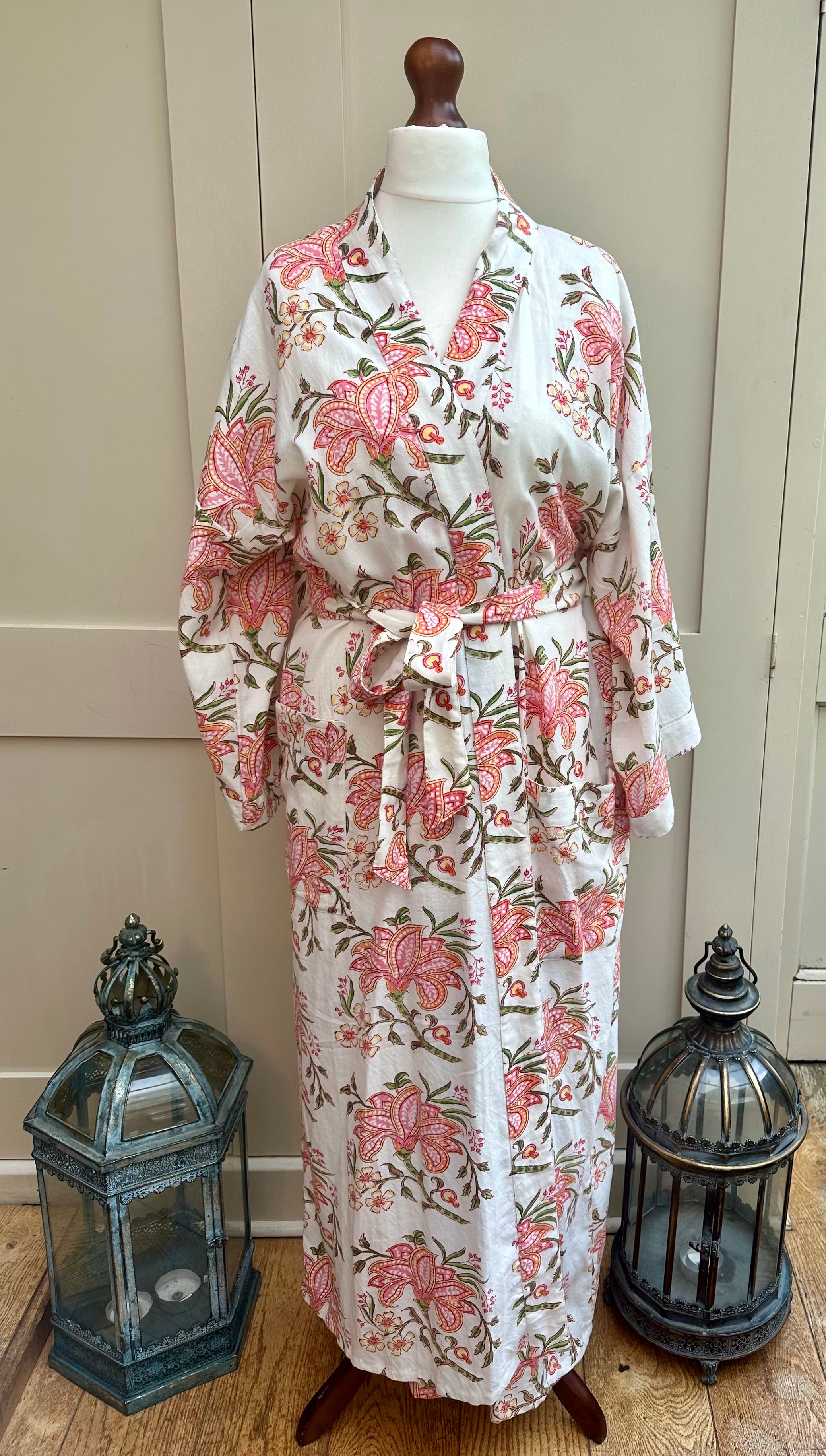 Anokhi Sacha Long Dressing Gown