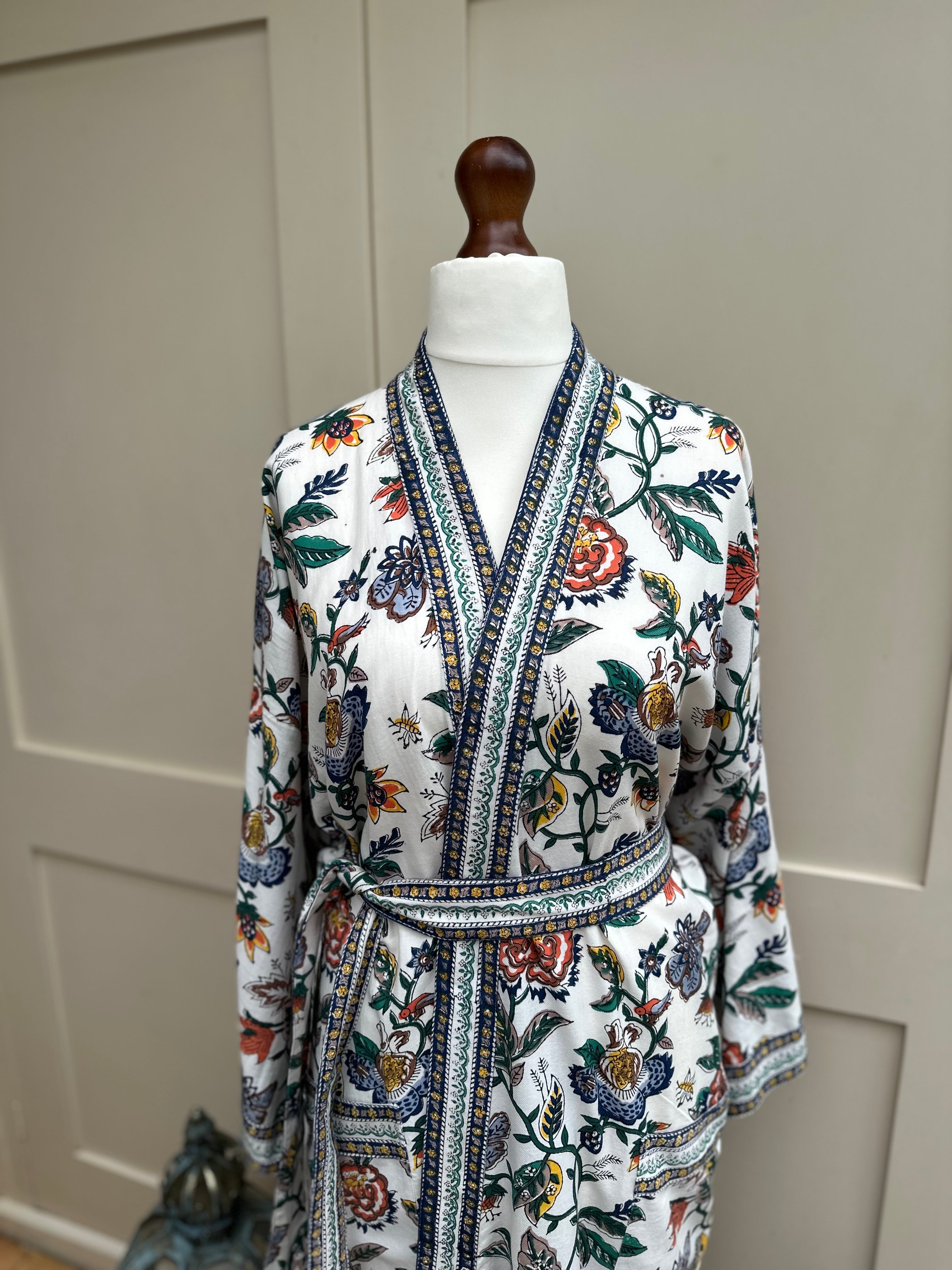 Anokhi Maria Long Dressing Gown