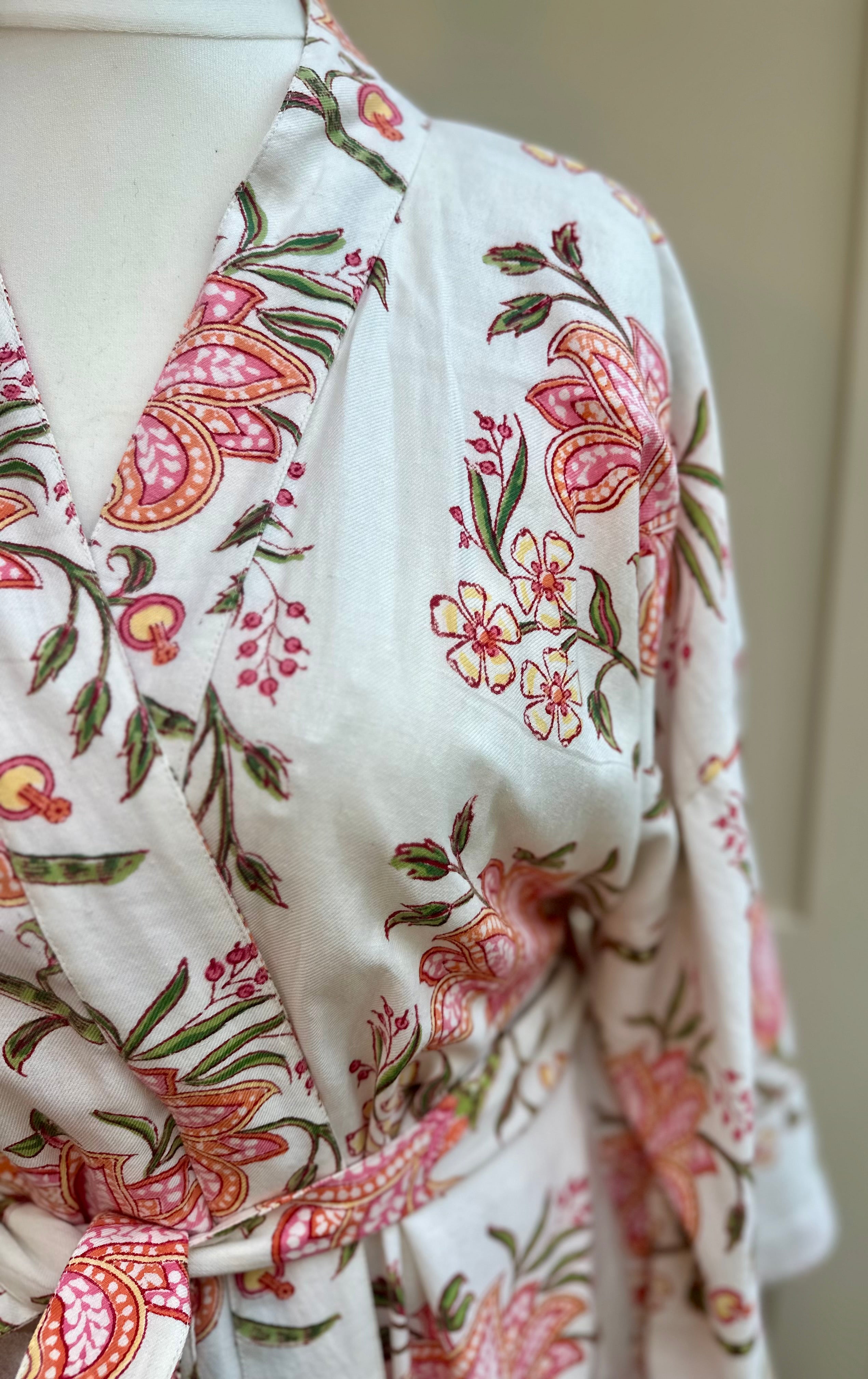 Anokhi Sacha Long Dressing Gown