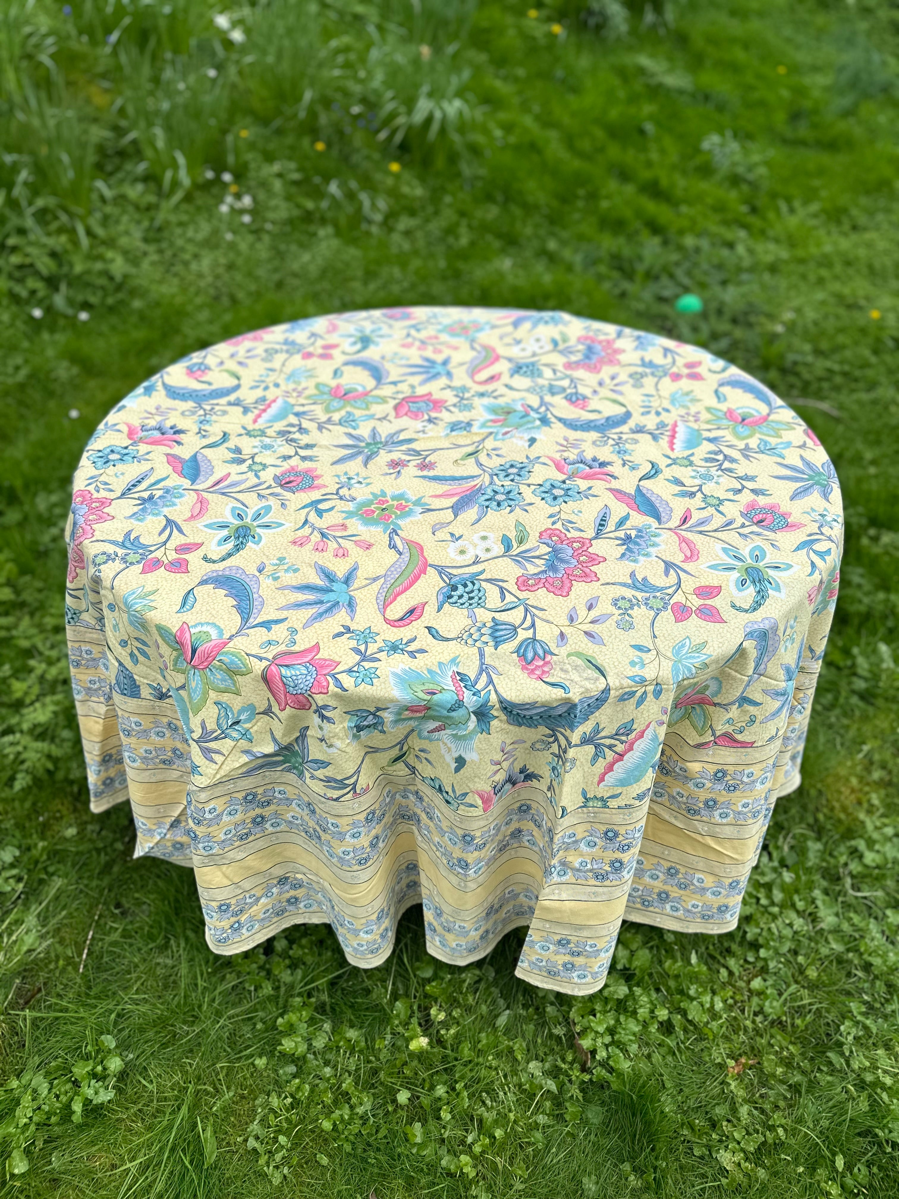 Butter Round Tablecloth