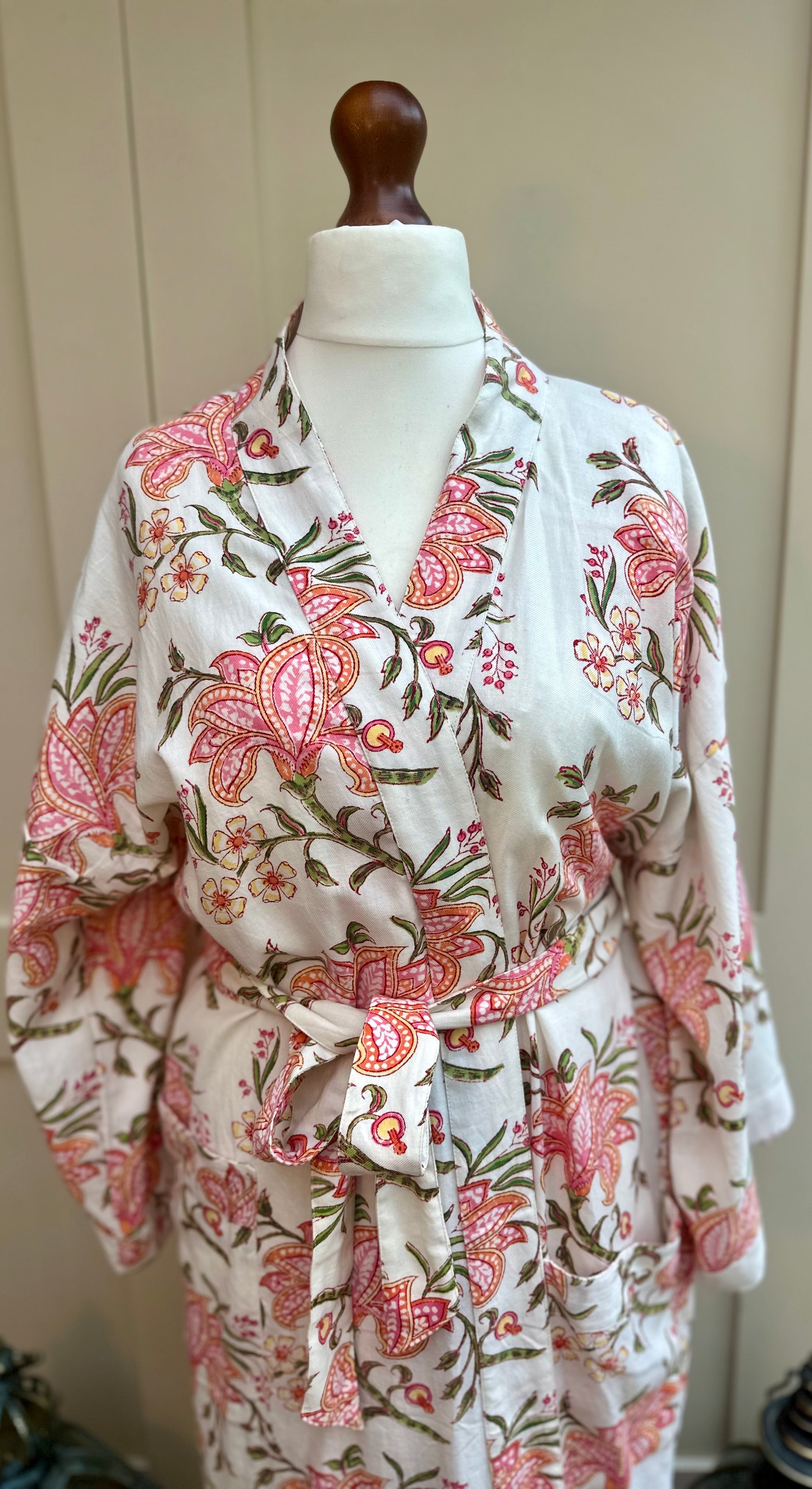 Anokhi Sacha Long Dressing Gown