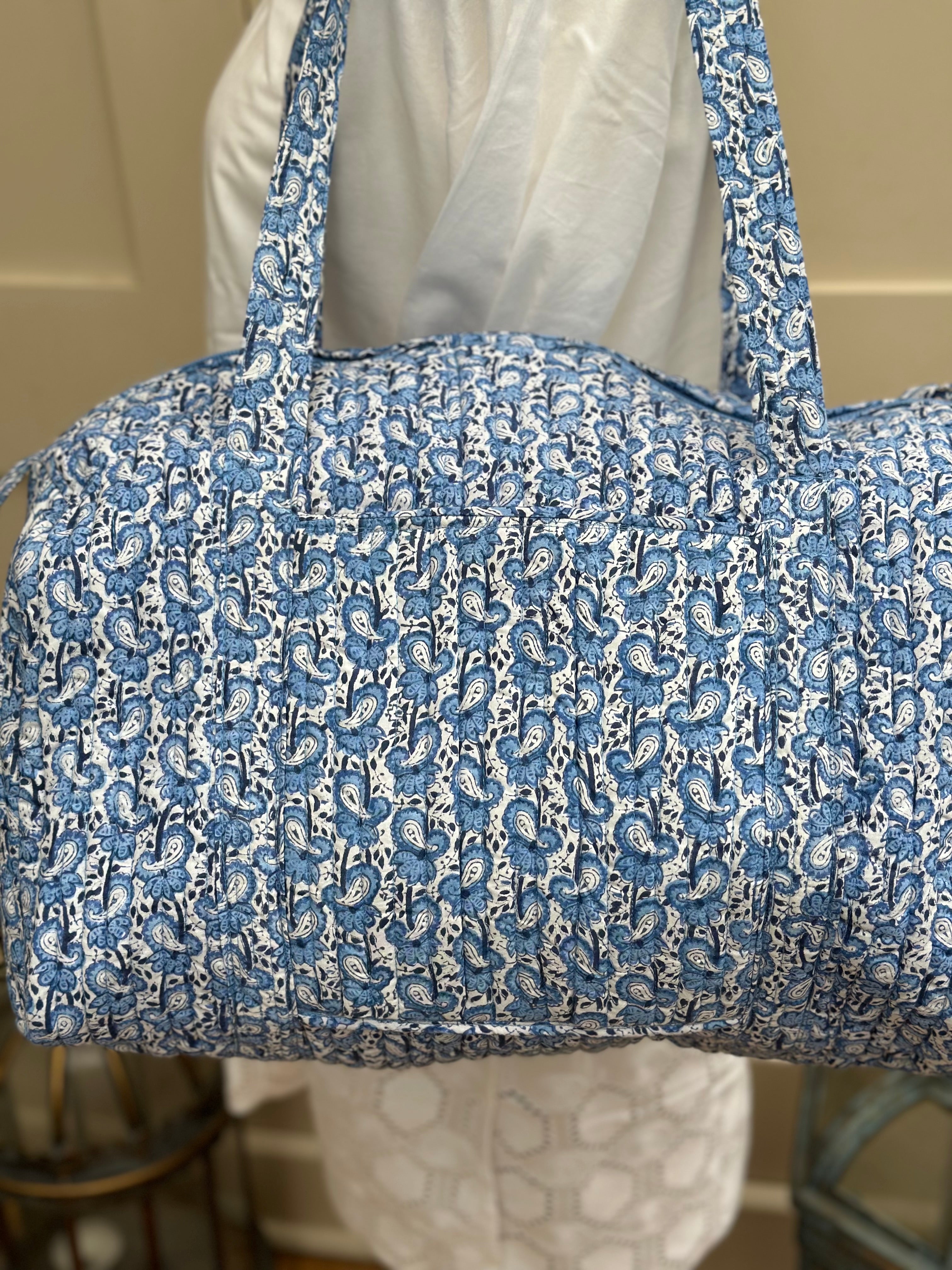Blue Sky Paisley Bag
