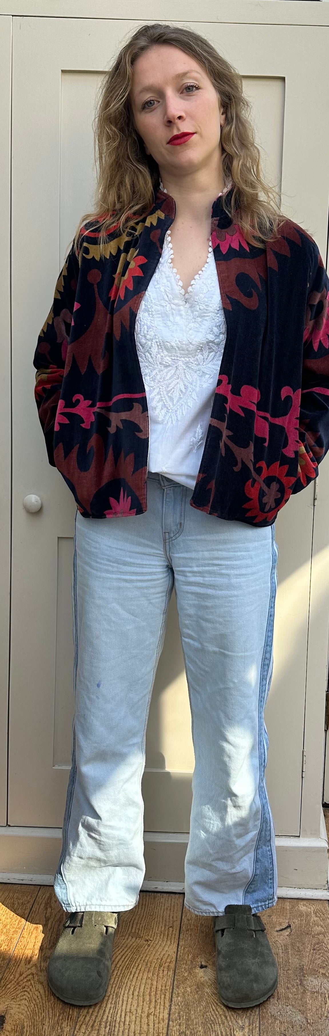 Midnight Velvet Suzani Jacket