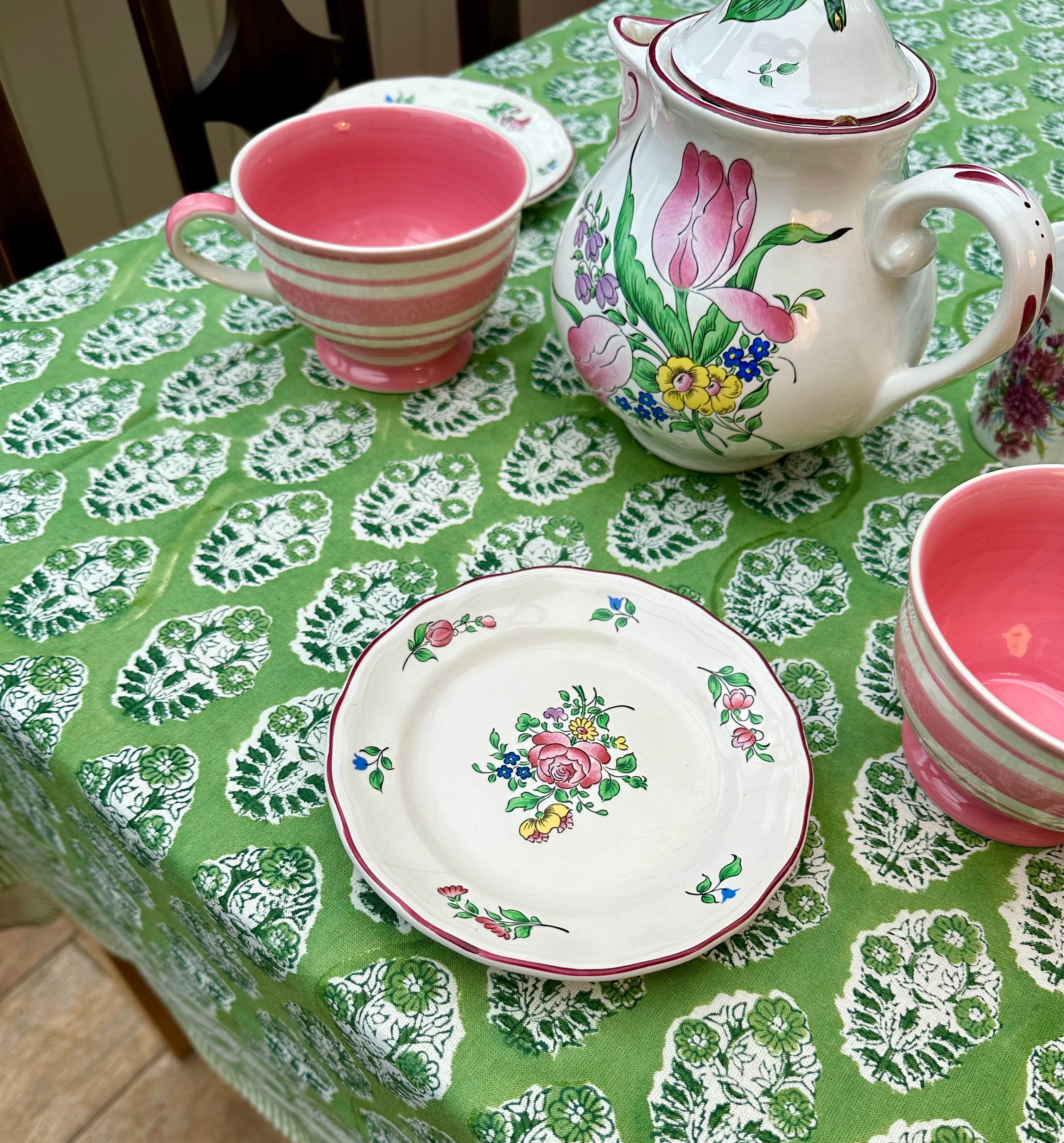Green Brindisi Tablecloth
