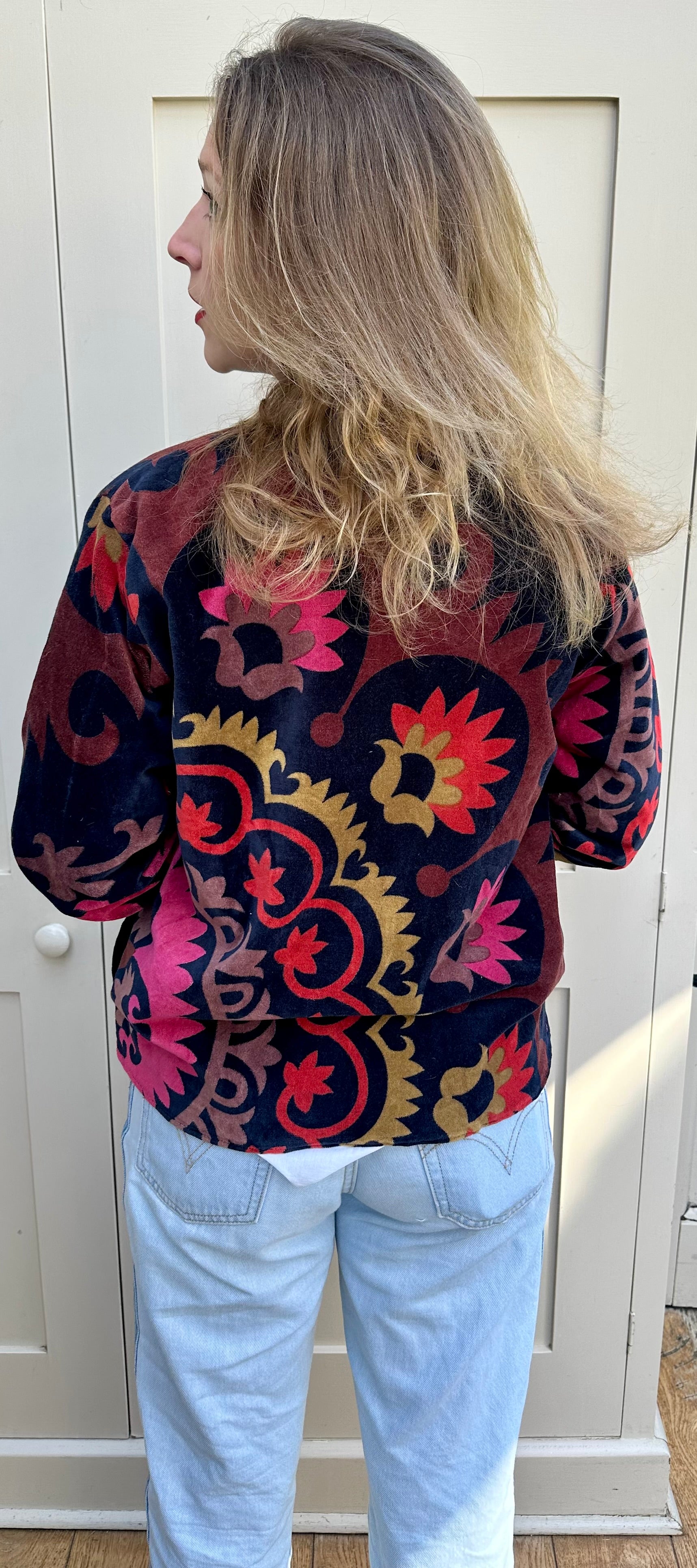 Midnight Velvet Suzani Jacket