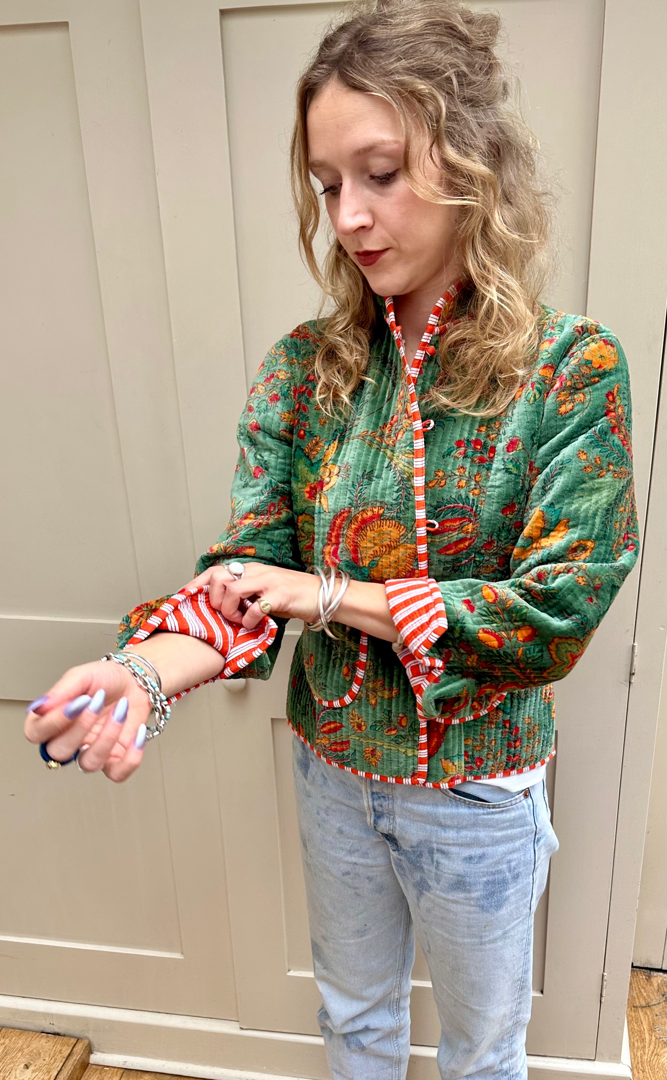 Emerald Velvet Jacket