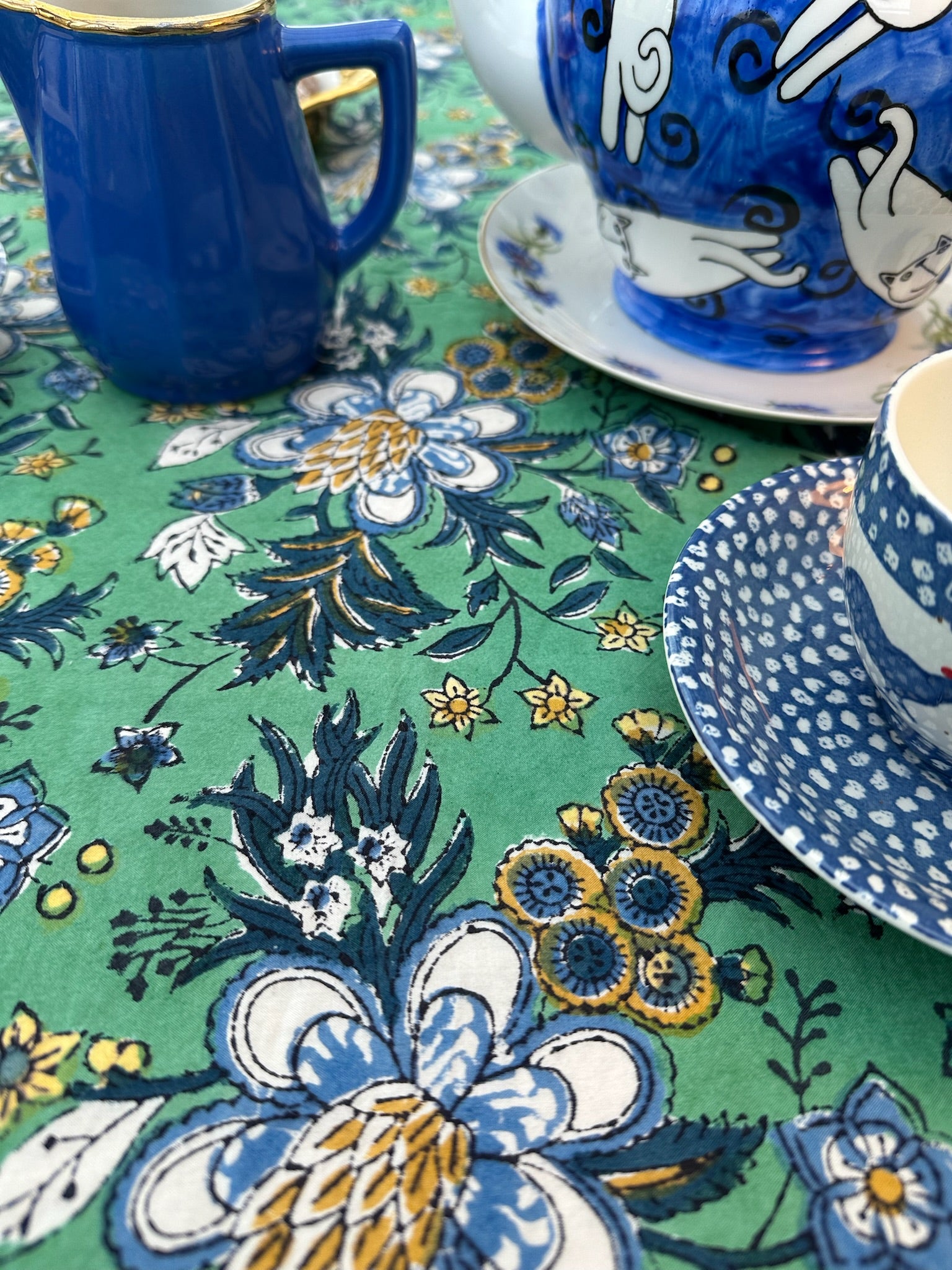 Anokhi Jade Lodhi Tablecloth