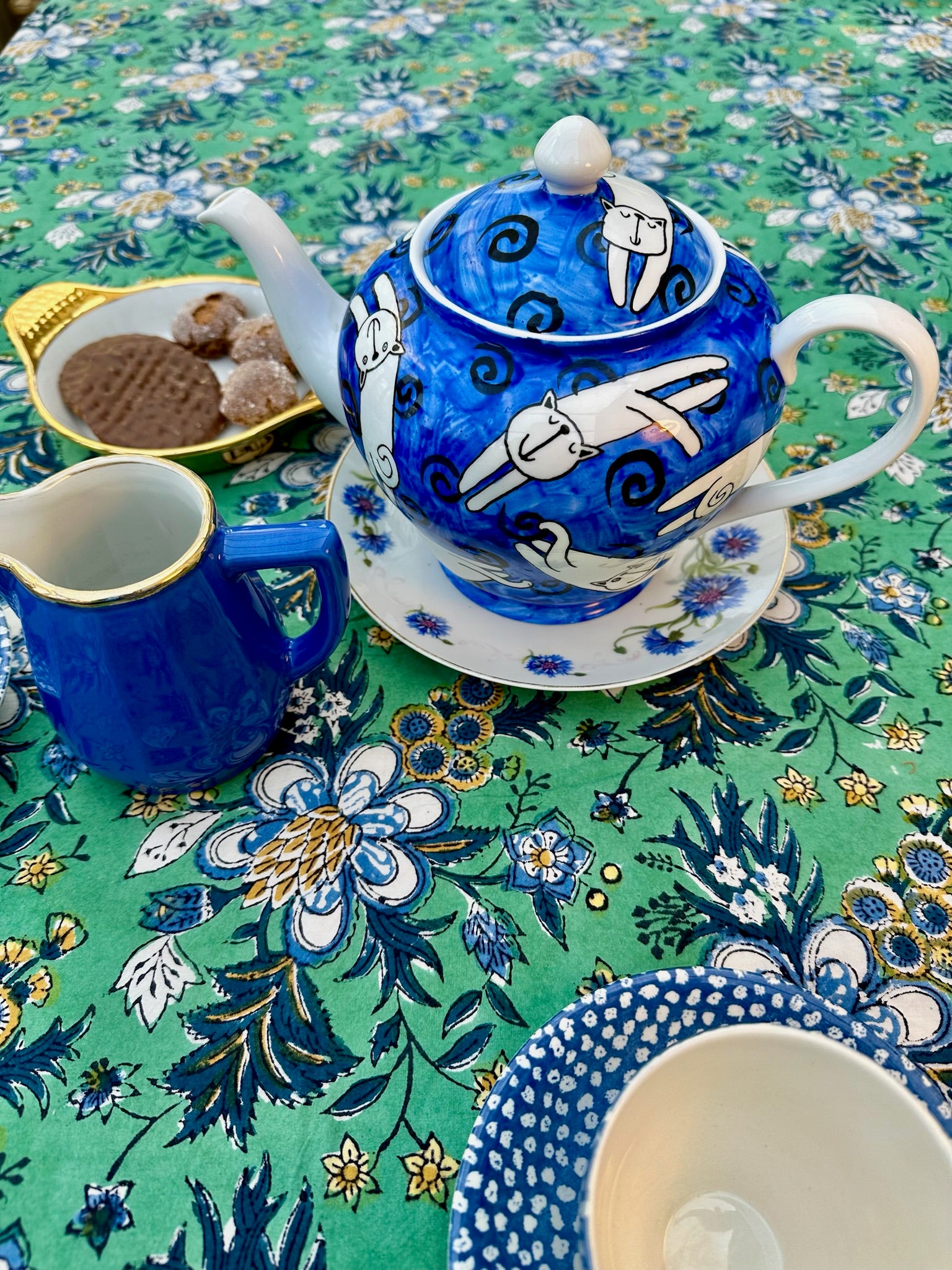 Anokhi Jade Lodhi Tablecloth