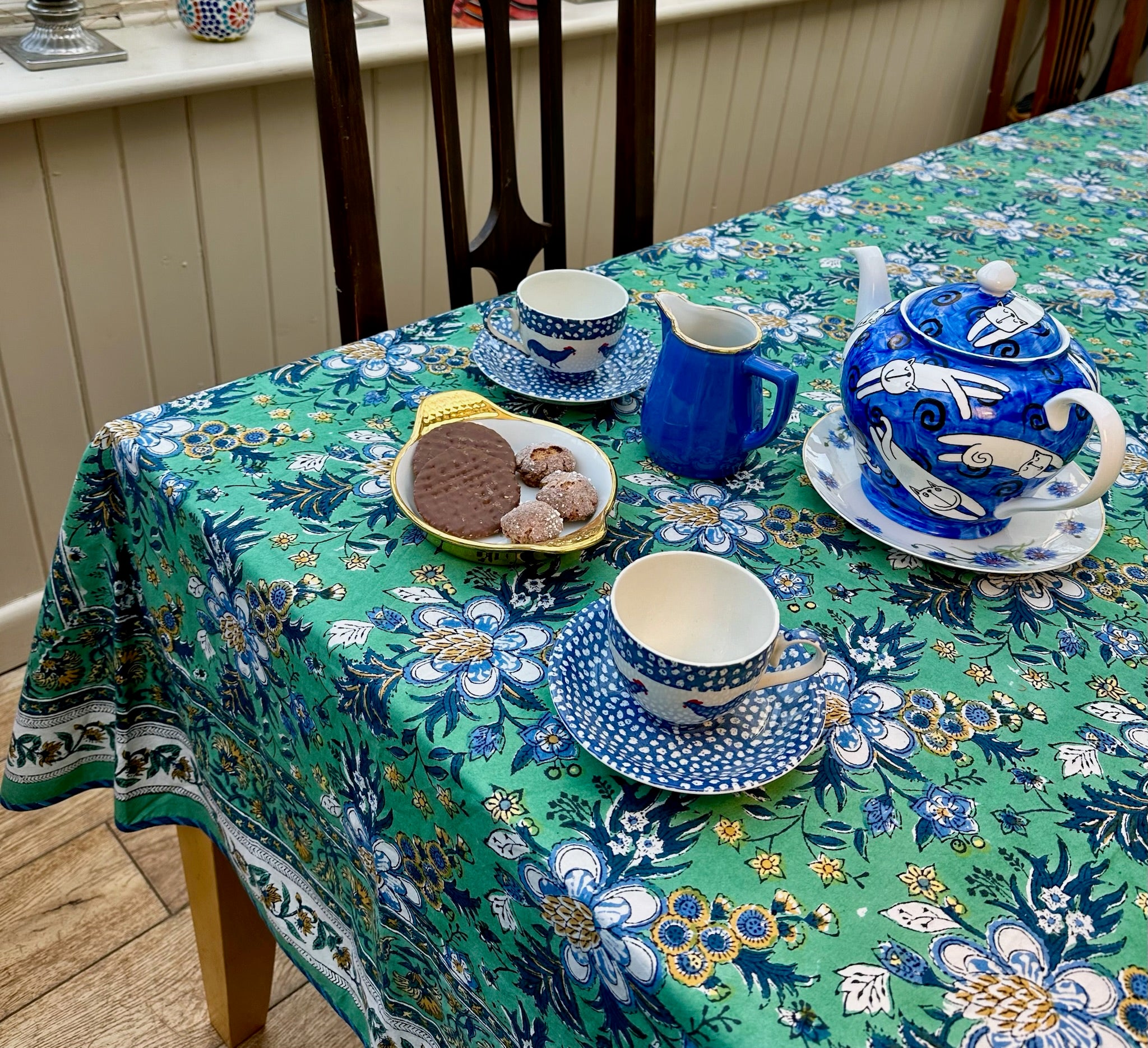 Anokhi Jade Lodhi Tablecloth