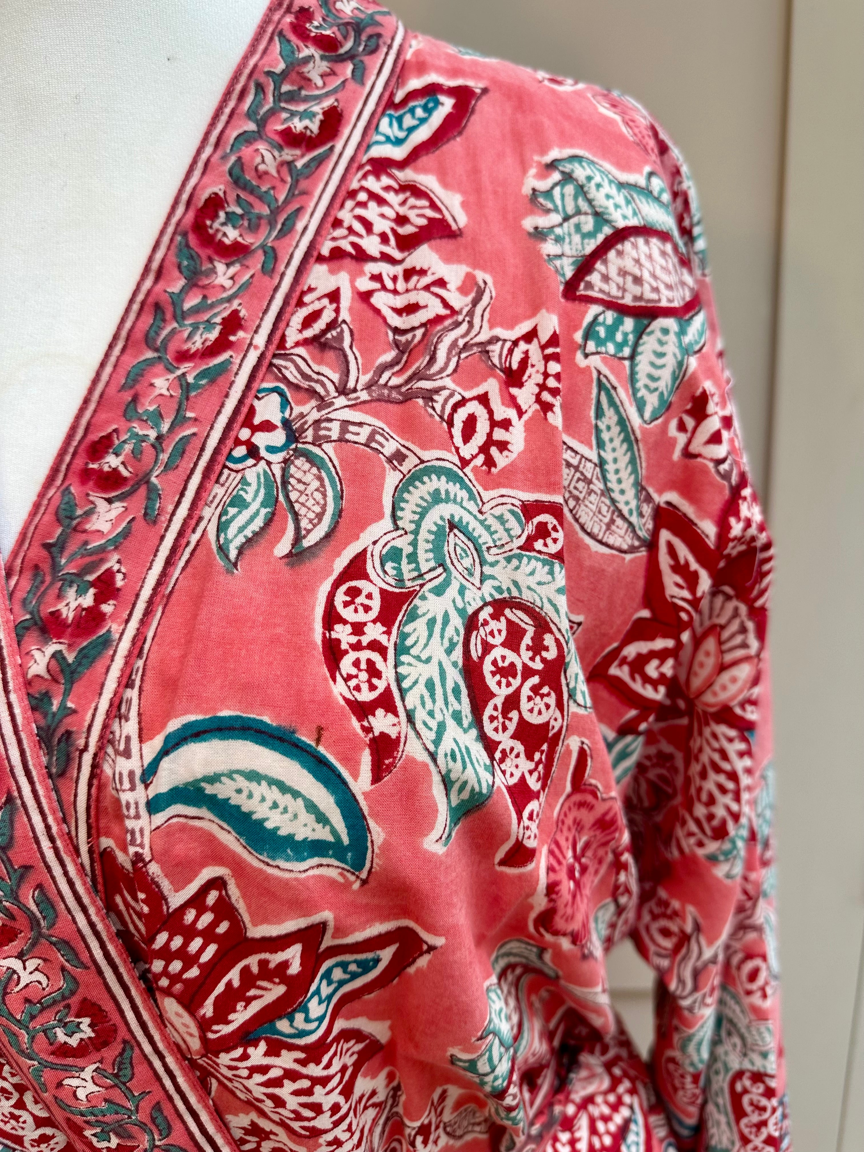 Anokhi Antonia Midi Dressing Gown