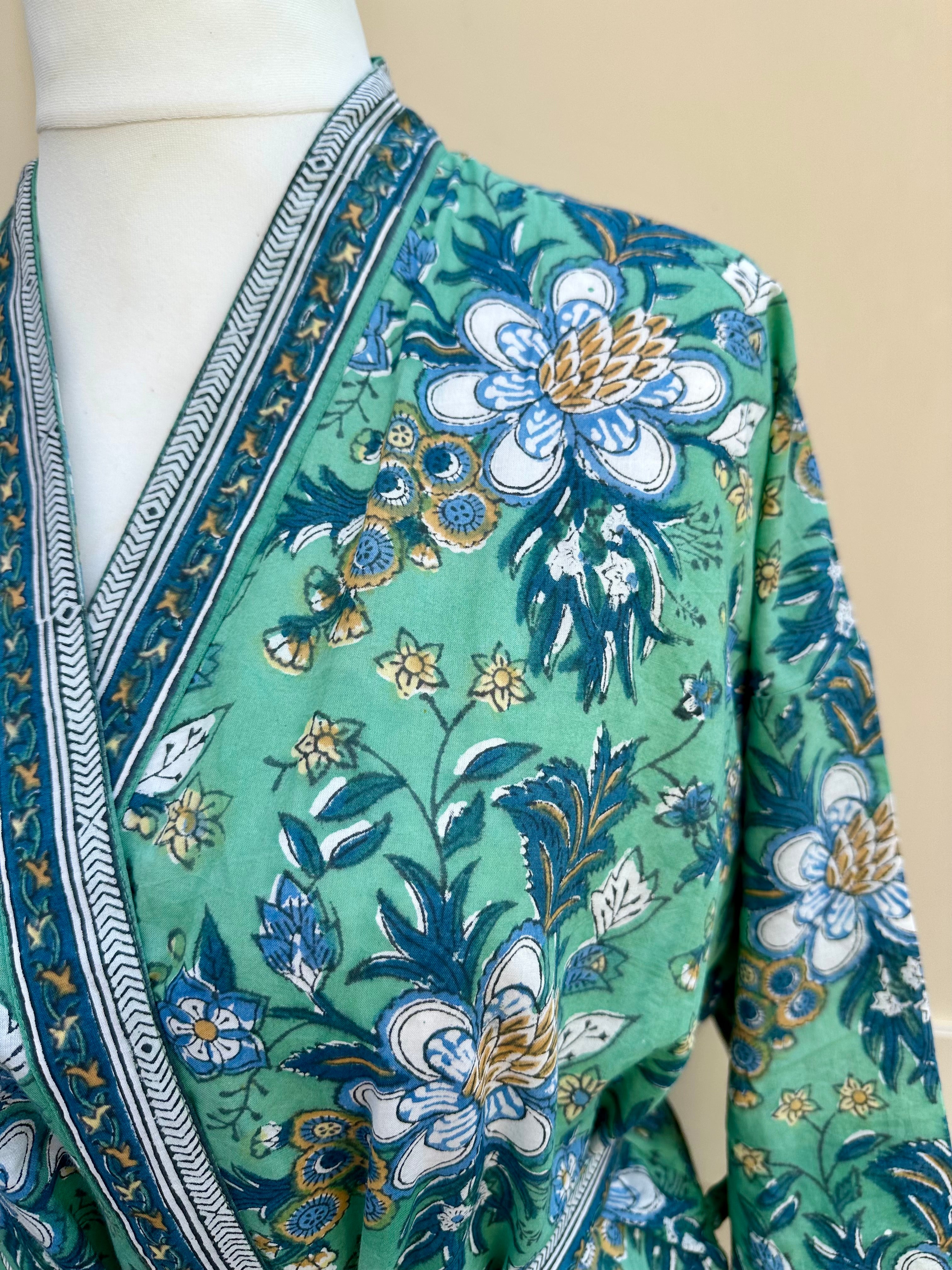 Anokhi Jade Lodhi Midi Dressing Gown