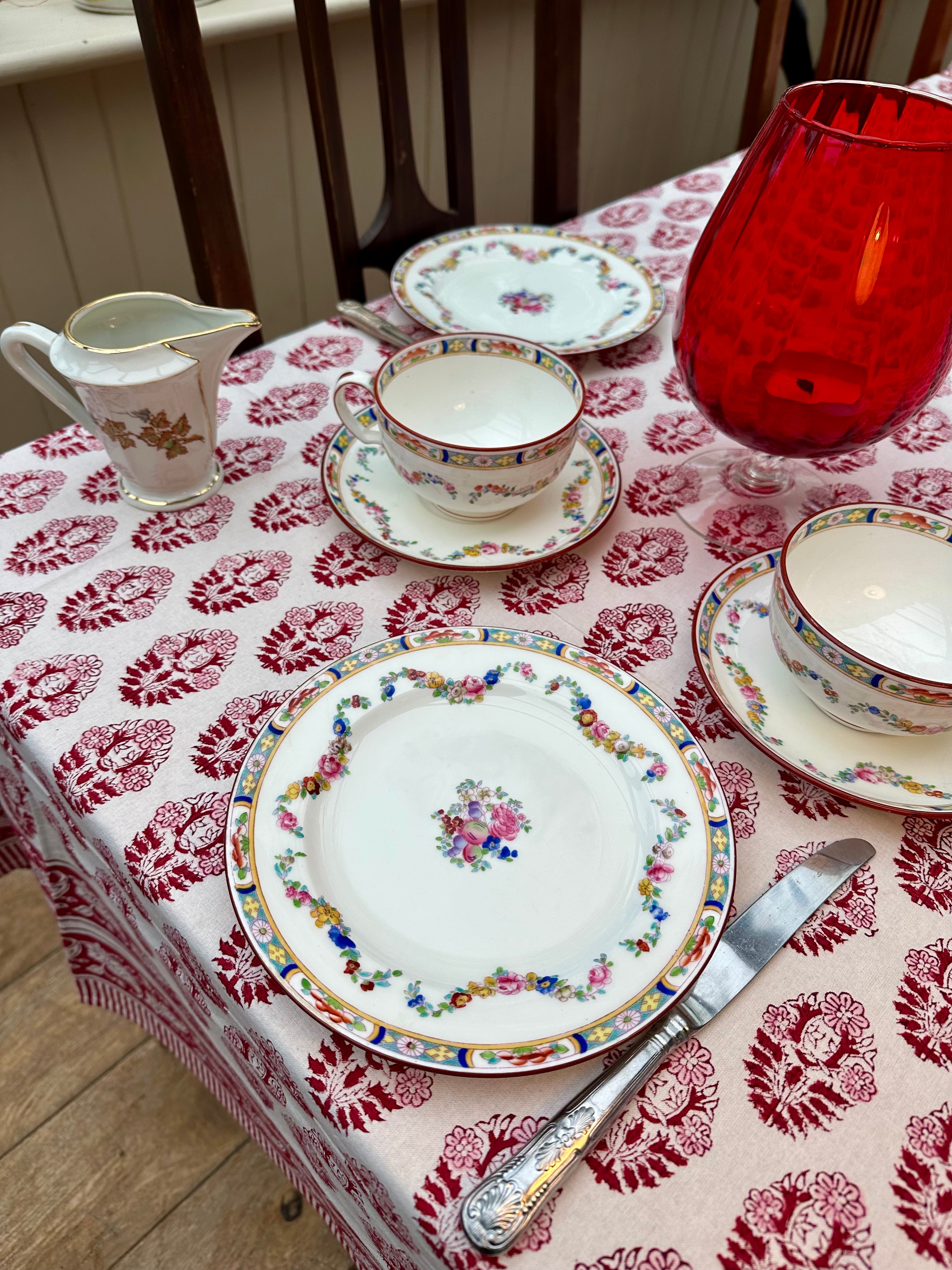 Red Brindisi Tablecloth