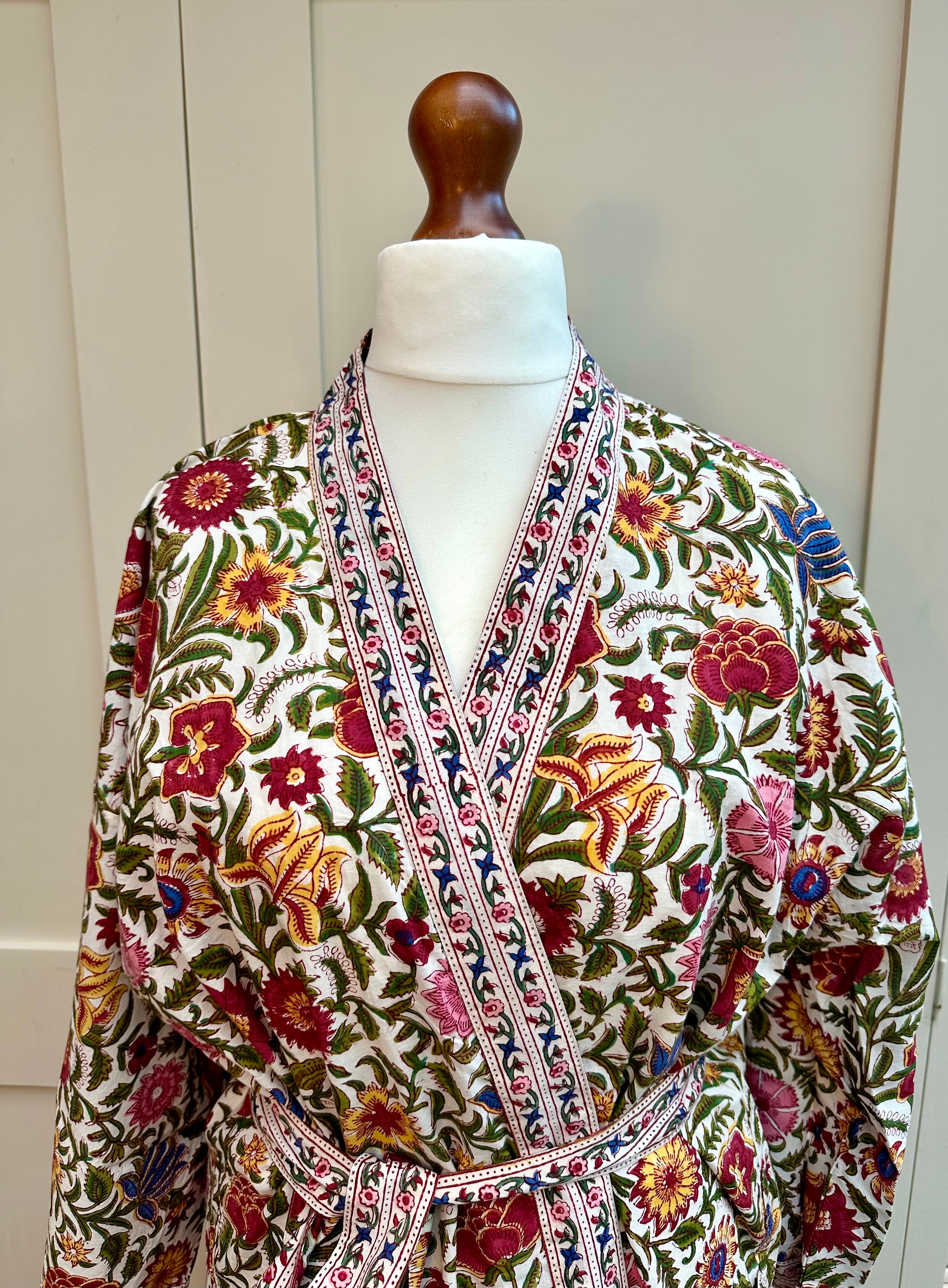 Anokhi Laura Long Dressing Gown