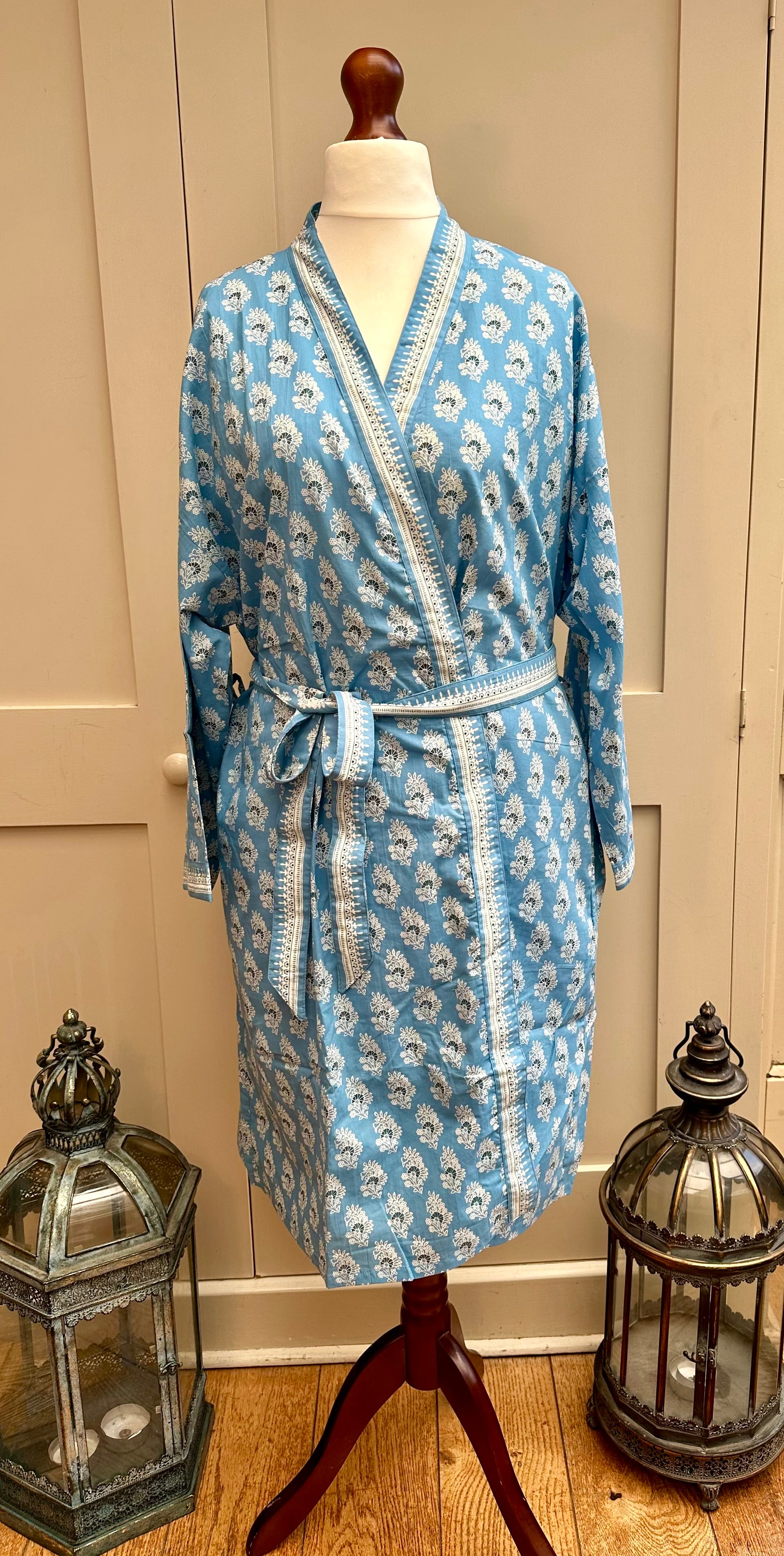 Anokhi Vita Midi Dressing Gown