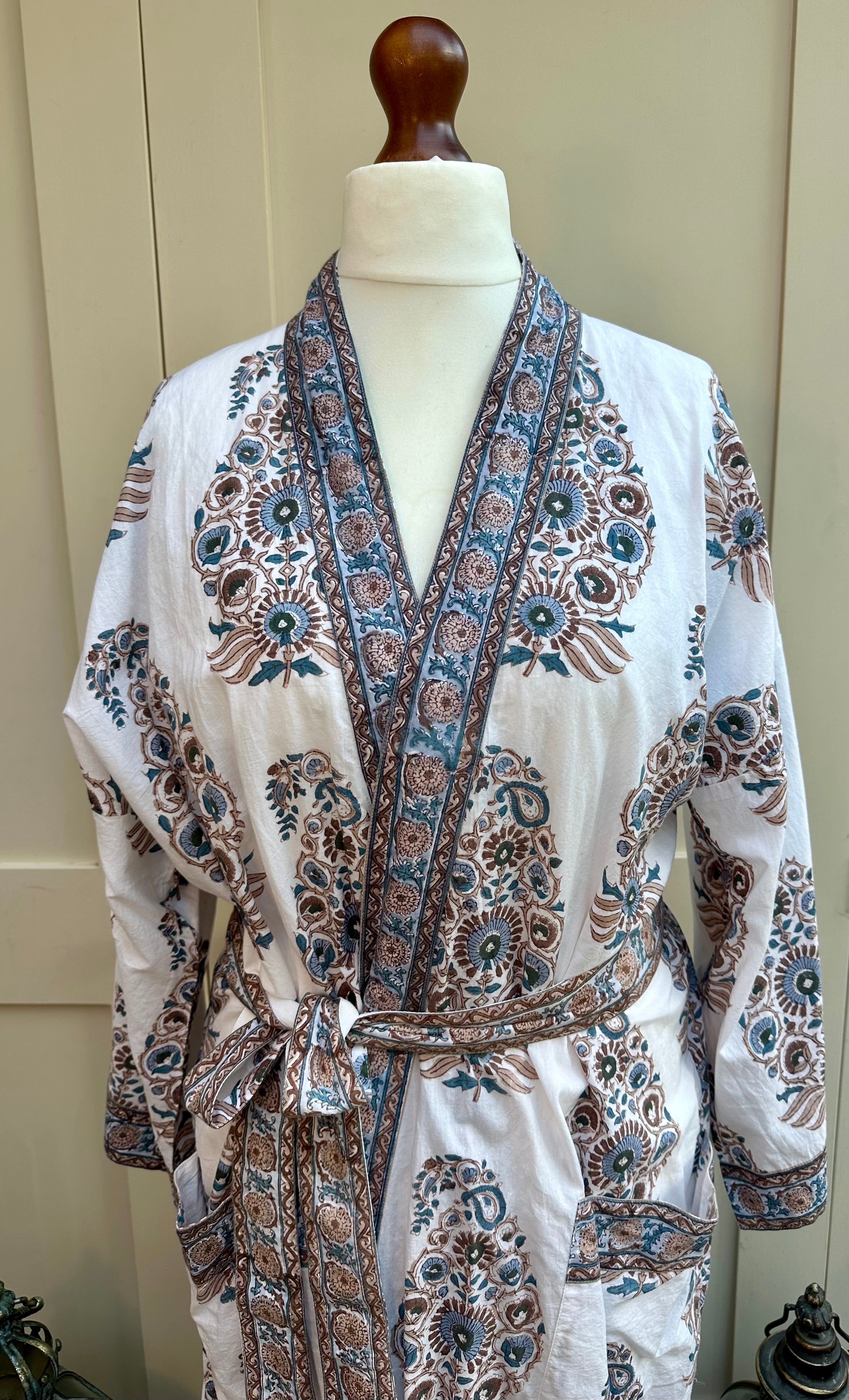 Anokhi Taormina Long Dressing Gown