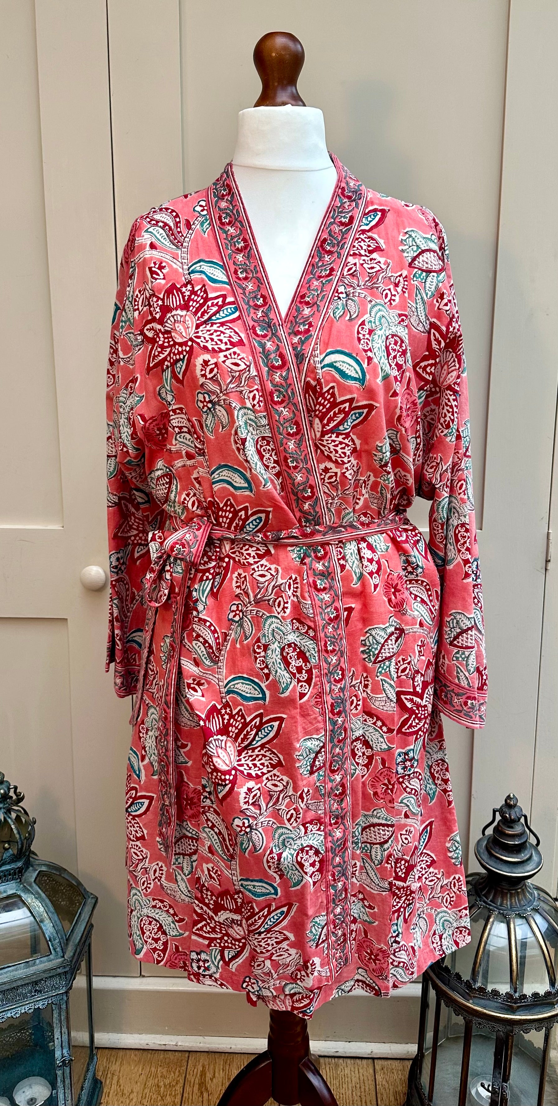 Anokhi Antonia Midi Dressing Gown