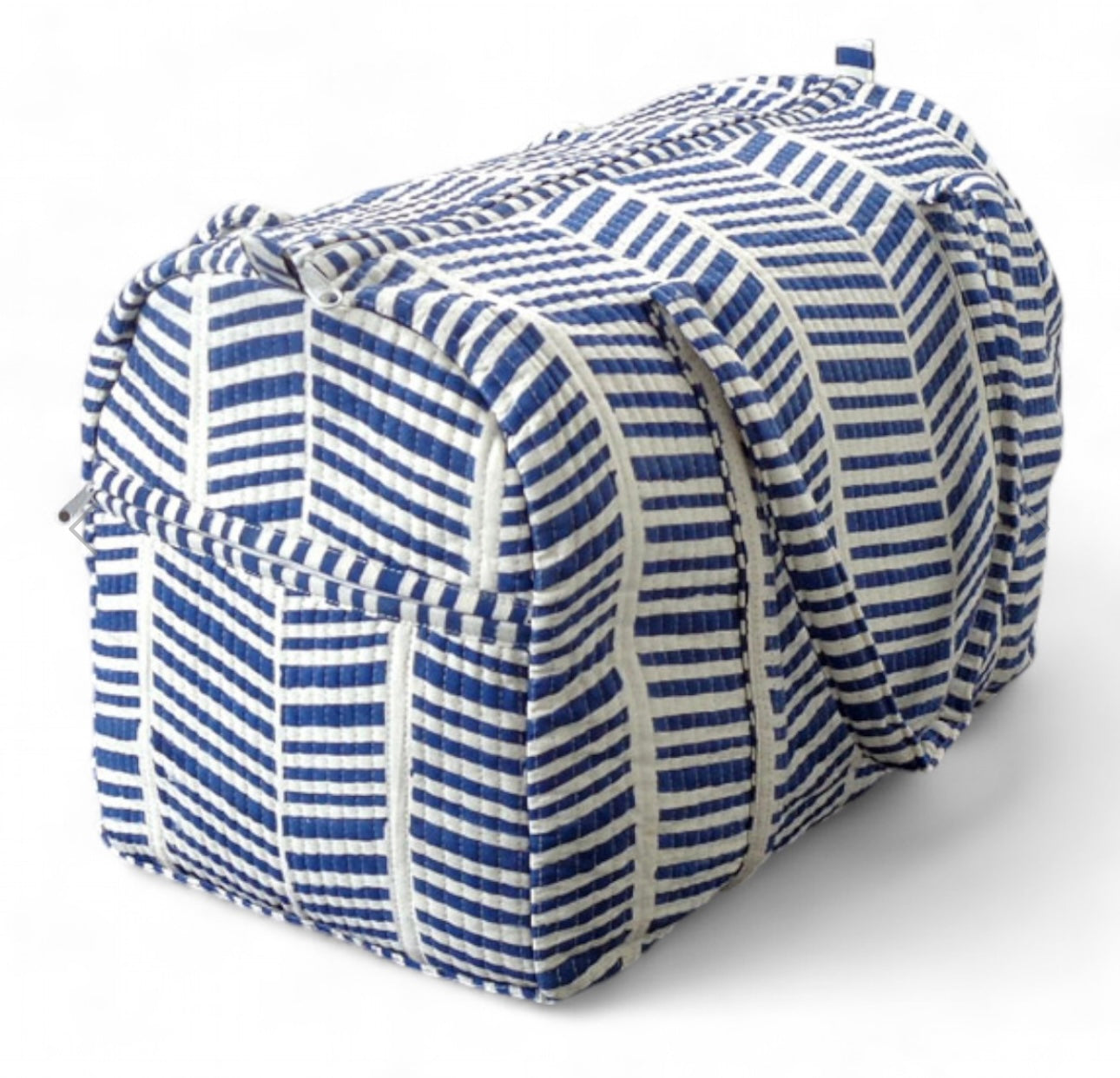 Blue Mati Stripe Weekend Bag