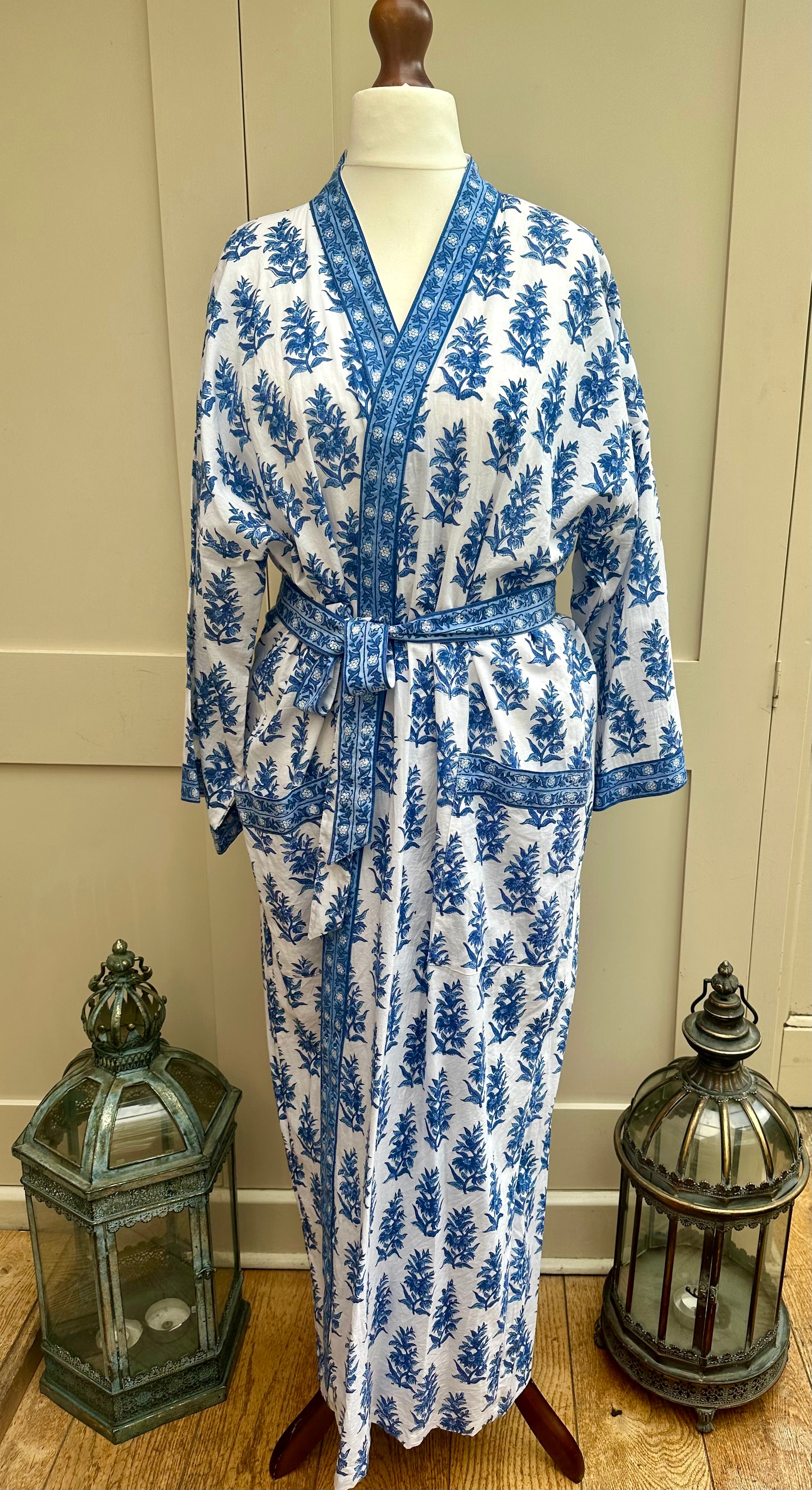 Anokhi Maria Long Dressing Gown