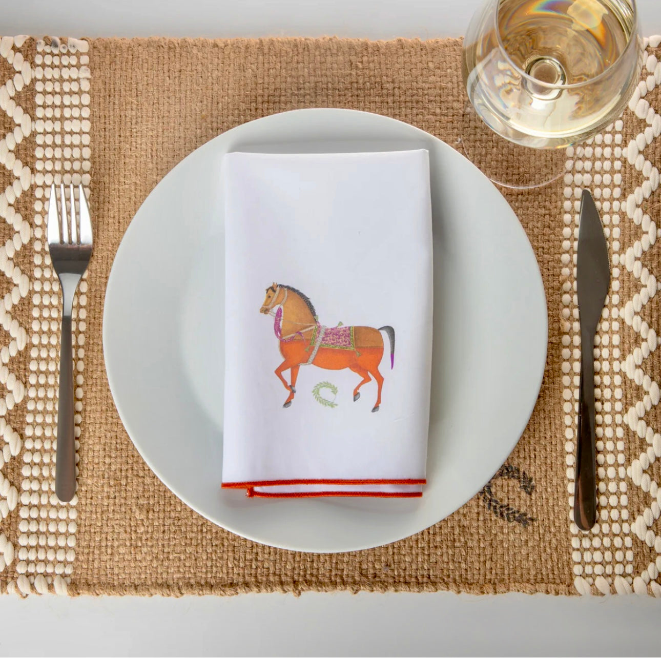 White Byzantine Napkins