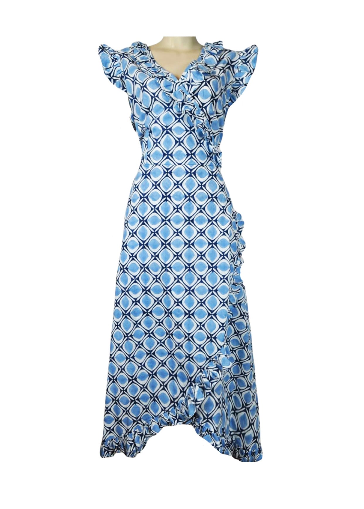 Paros Blue Mati Dress