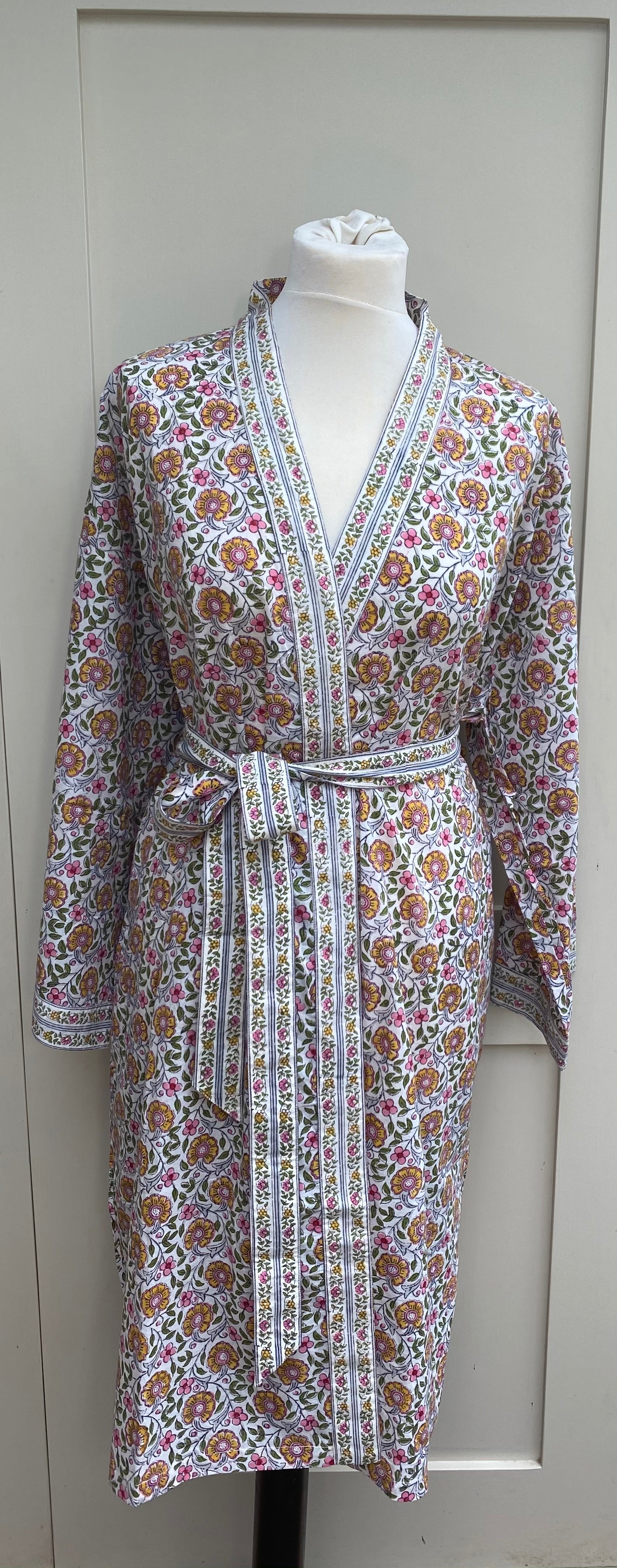 Anokhi Ottoline Midi Dressing Gown